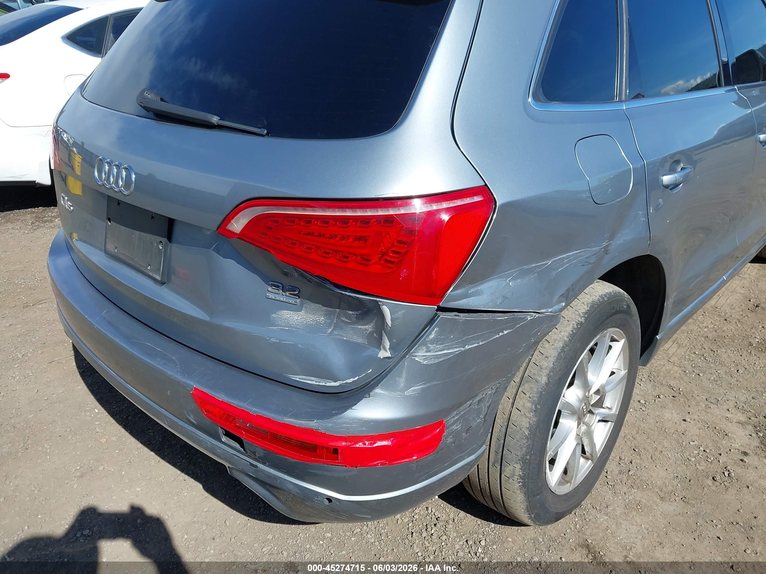 2010 Audi Q5 3.2 Premium Gray vin: WA1LKAFP3AA047305