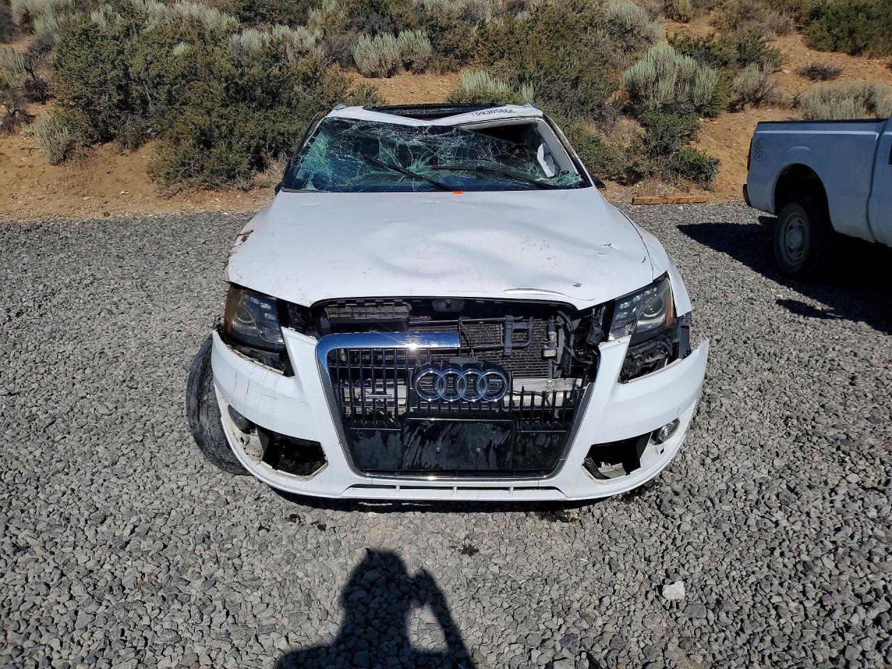 2010 Audi Q5 Premium Plus Белый vin: WA1LKAFP6AA106234