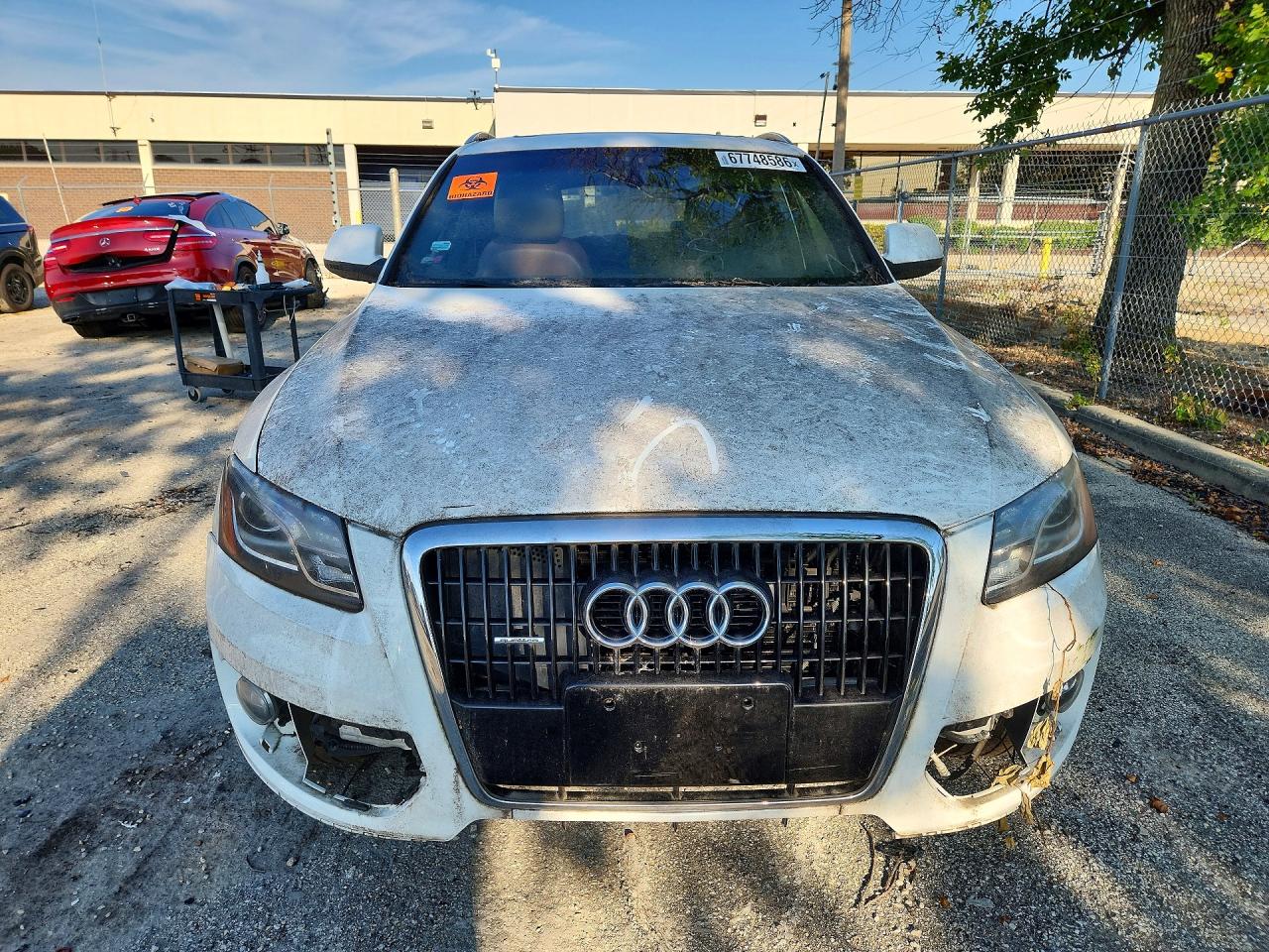 2010 Audi Q5 Premium Plus White vin: WA1LKAFP6AA108307