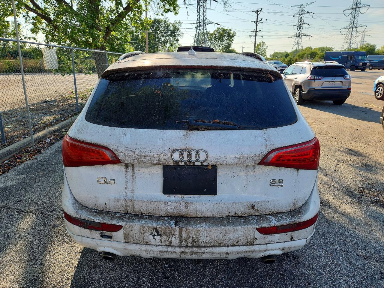 2010 Audi Q5 Premium Plus White vin: WA1LKAFP6AA108307