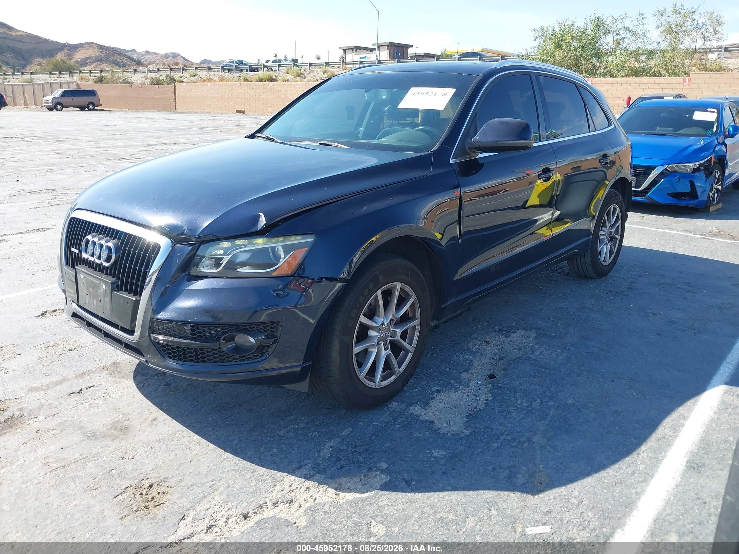 2010 Audi Q5 3.2 Premium Синий vin: WA1LKAFP7AA042625