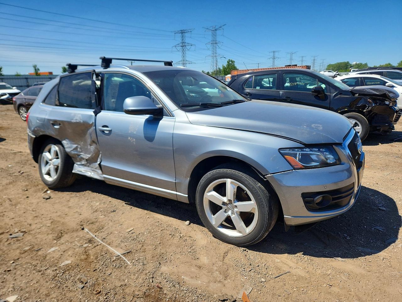 2010 Audi Q5 Premium Plus Серый vin: WA1LKAFP8AA064066