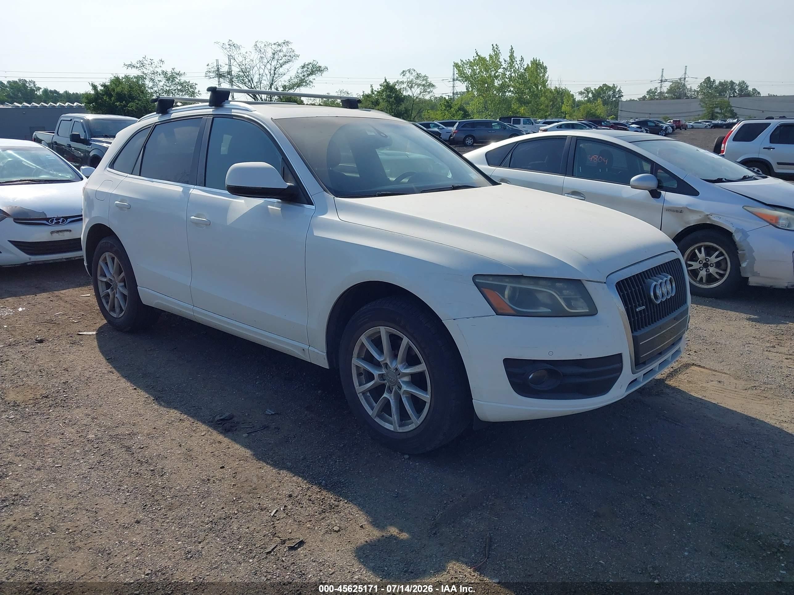 2010 Audi Q5 3.2 Premium White vin: WA1LKAFP8AA093955