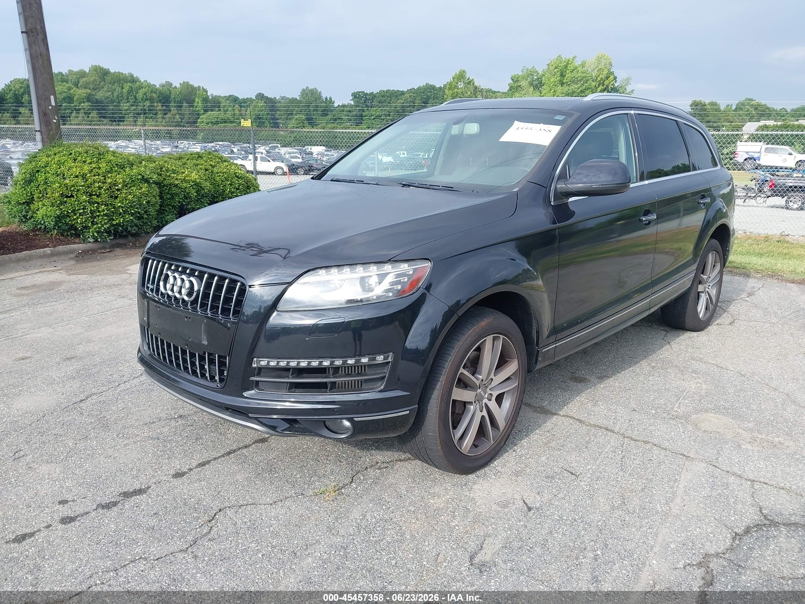 2012 Audi Q7 3.0 Tdi Premium Black vin: WA1LMAFE0CD003417