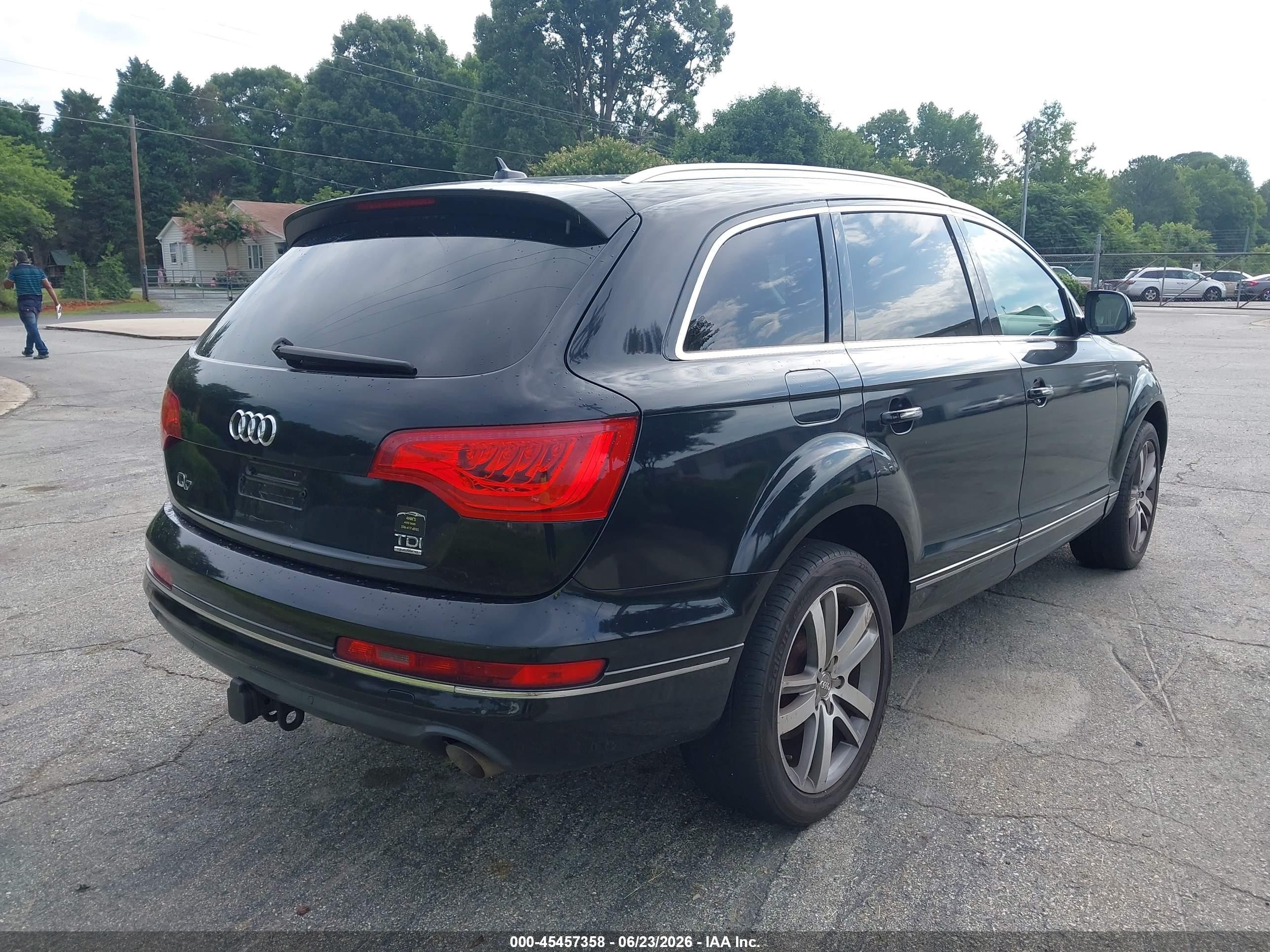 2012 Audi Q7 3.0 Tdi Premium Black vin: WA1LMAFE0CD003417