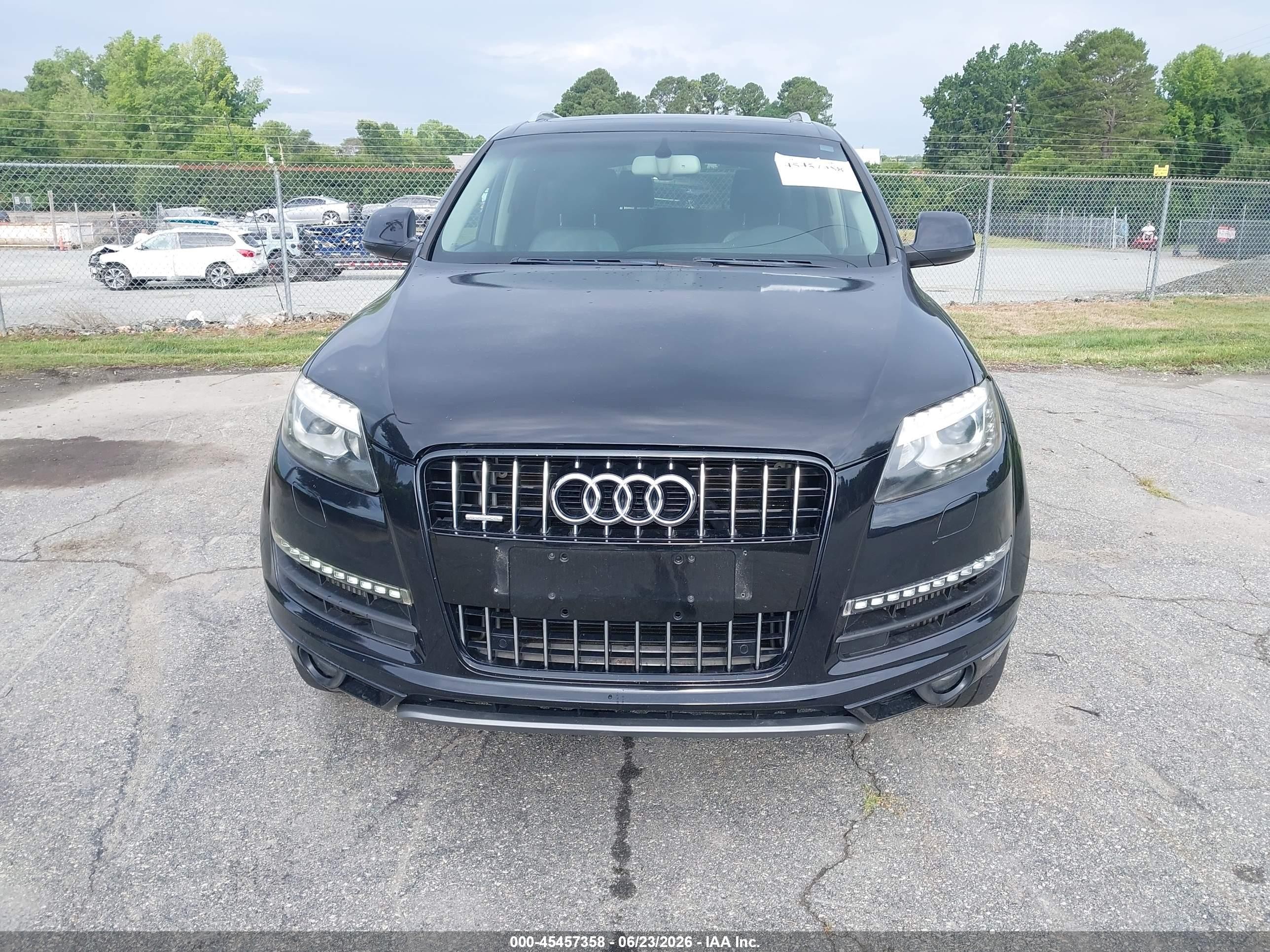 2012 Audi Q7 3.0 Tdi Premium Black vin: WA1LMAFE0CD003417