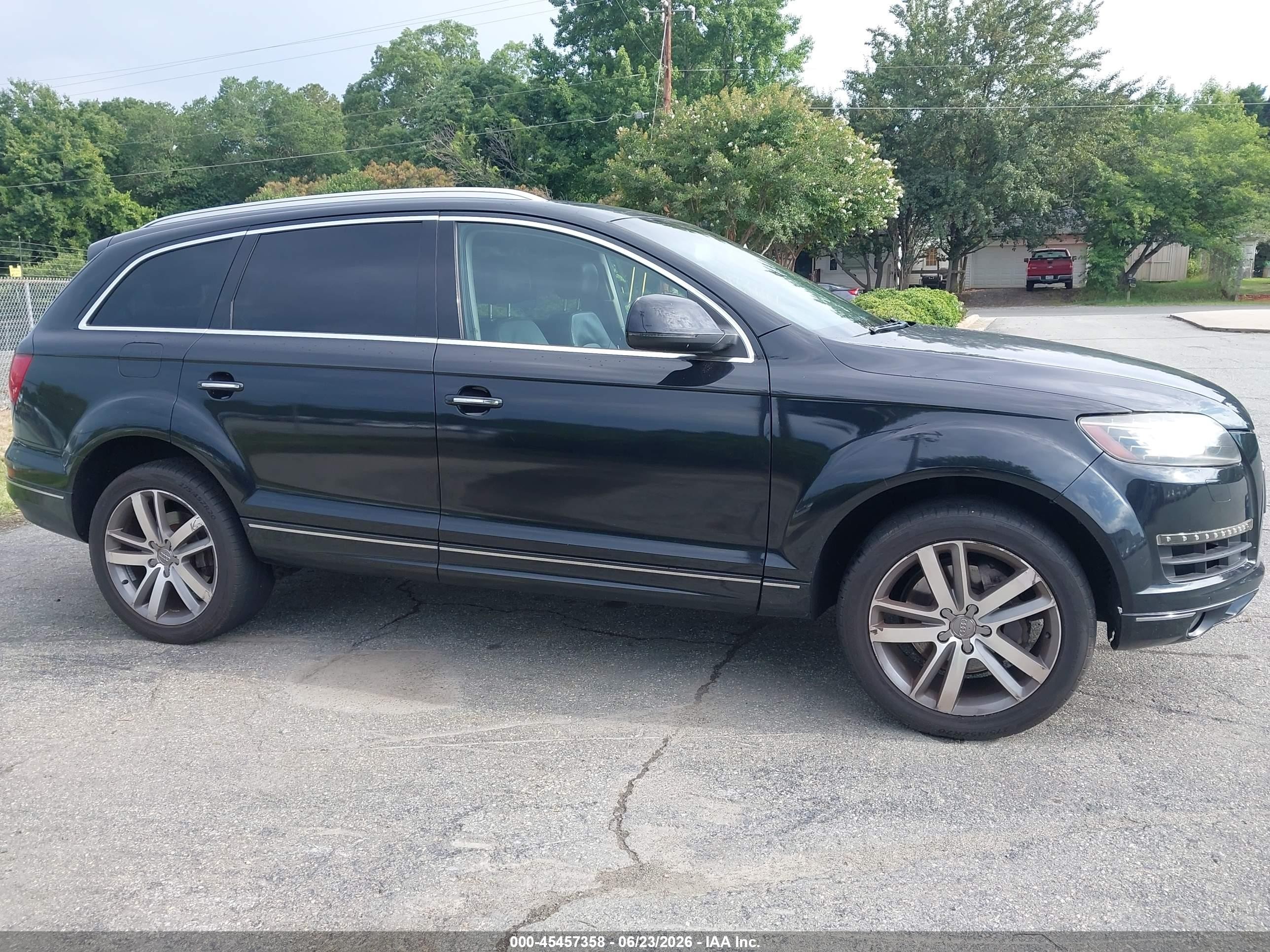 2012 Audi Q7 3.0 Tdi Premium Black vin: WA1LMAFE0CD003417