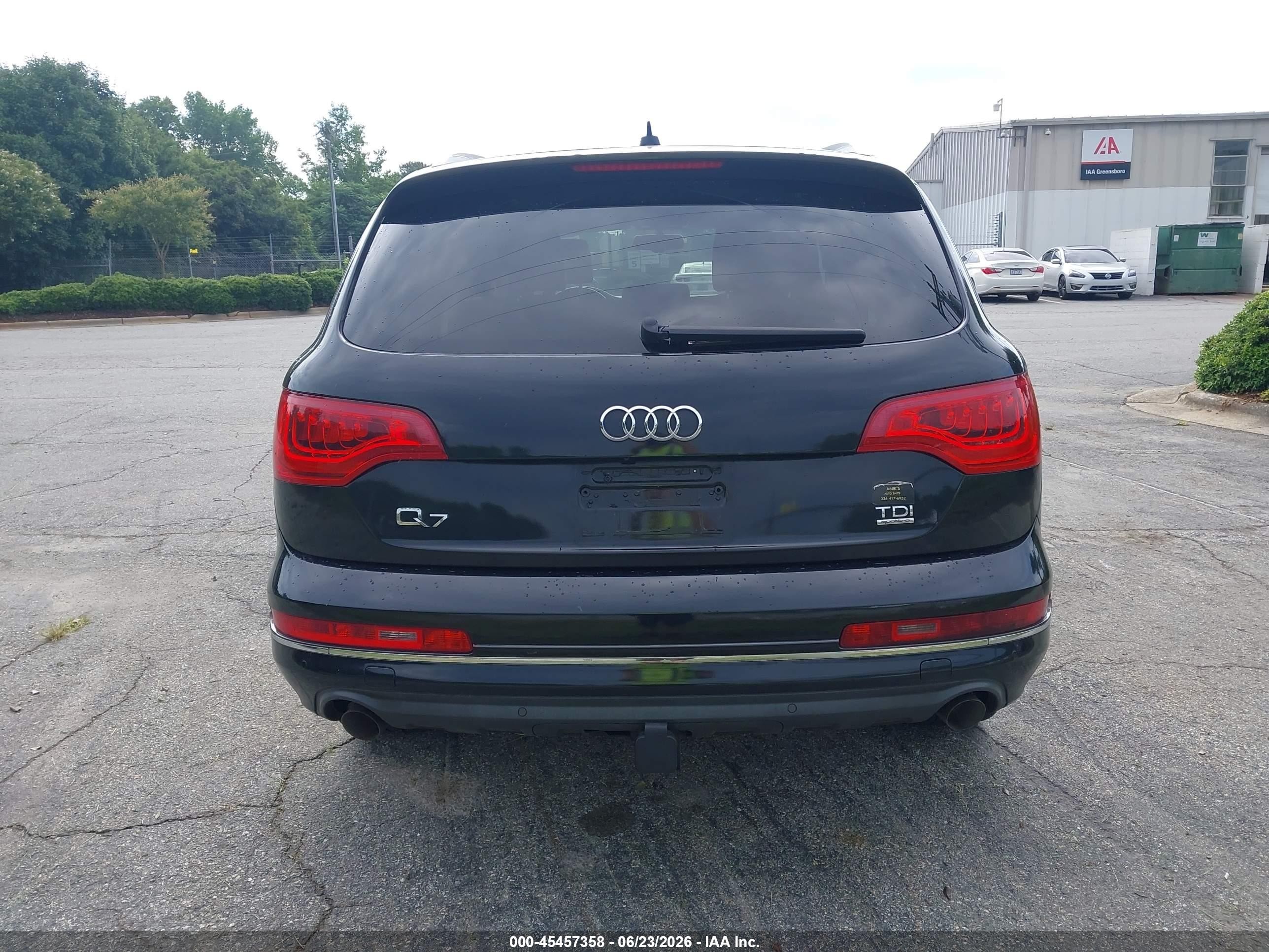 2012 Audi Q7 3.0 Tdi Premium Black vin: WA1LMAFE0CD003417