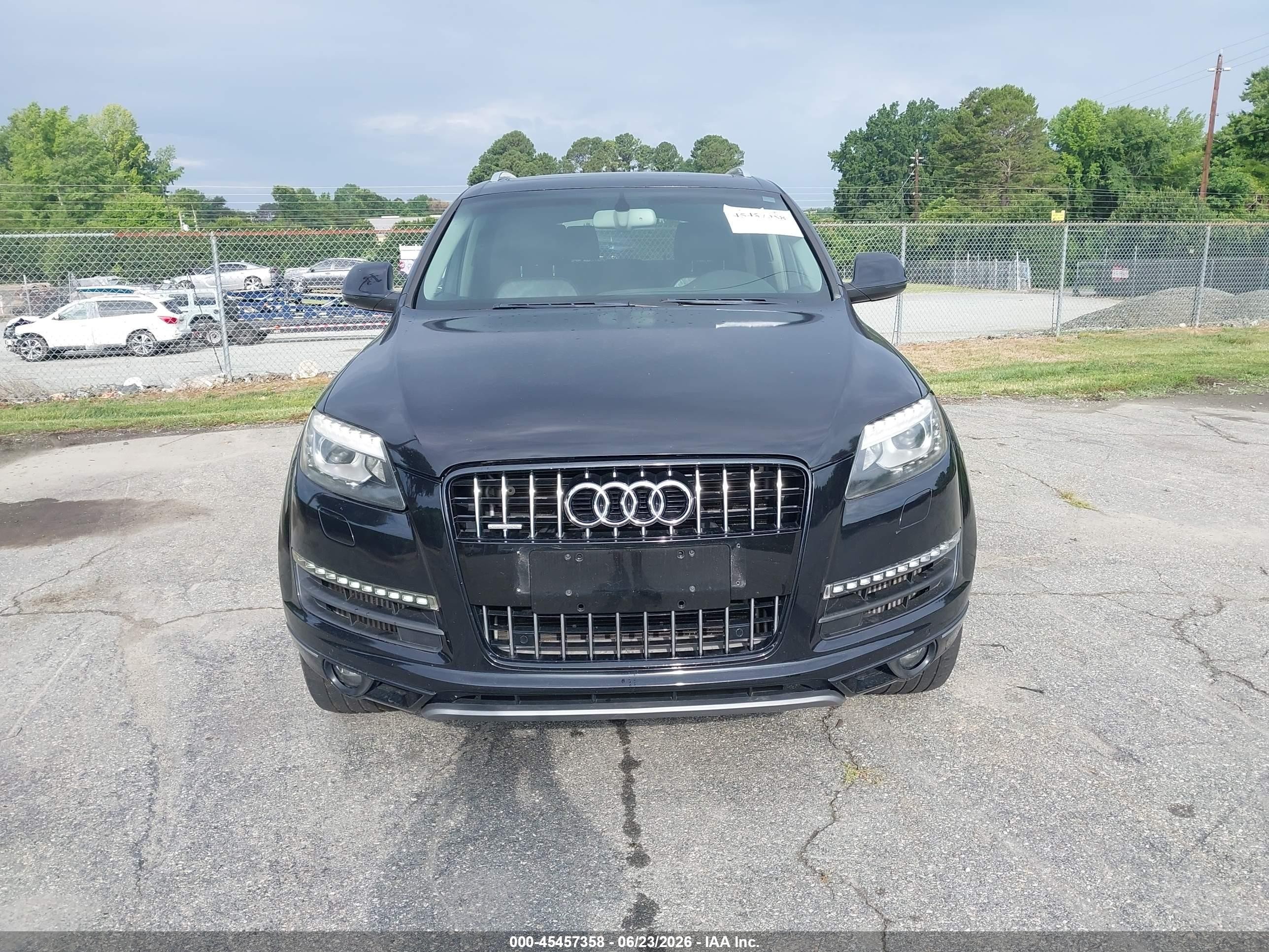 2012 Audi Q7 3.0 Tdi Premium Black vin: WA1LMAFE0CD003417