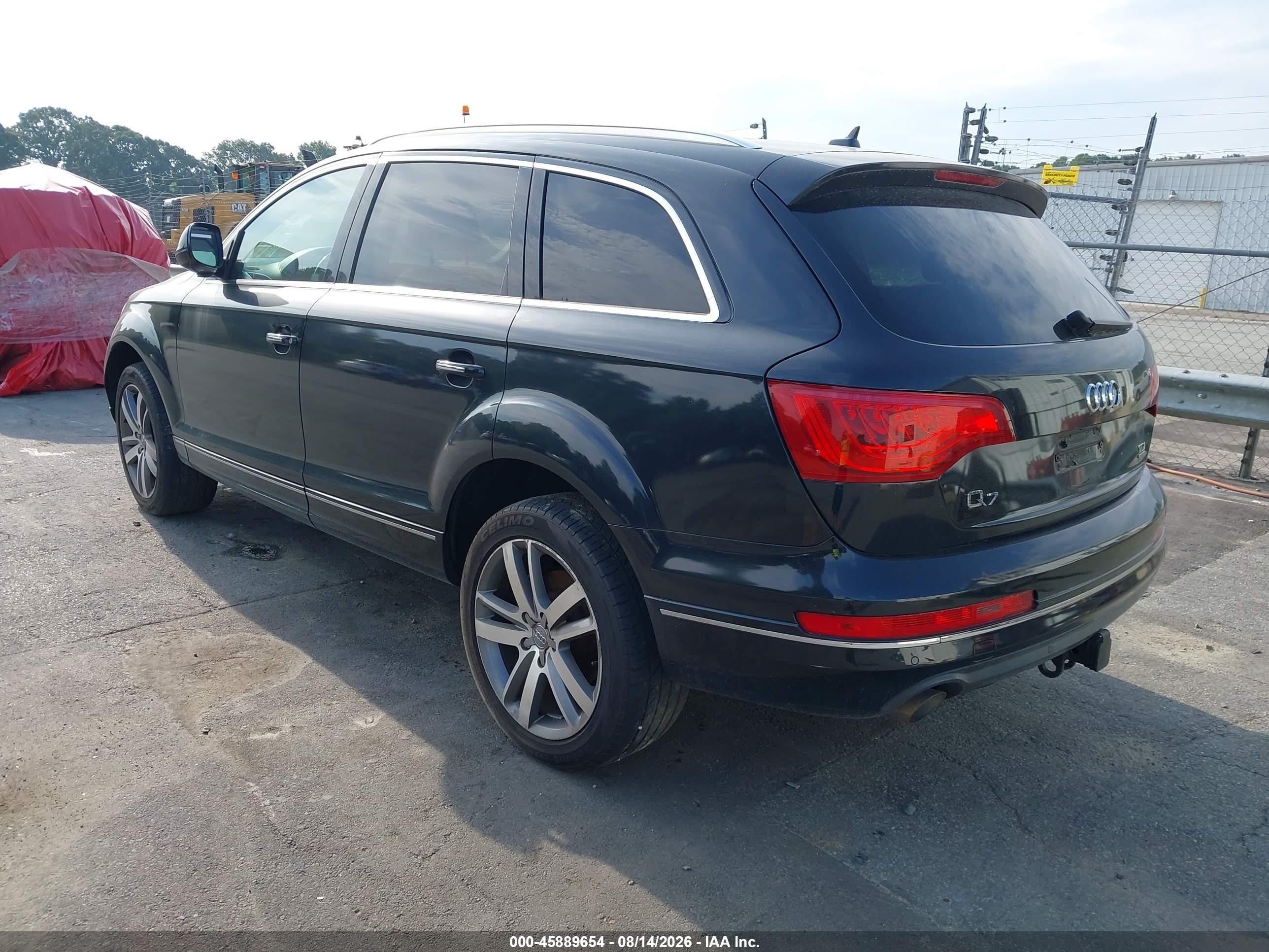 2012 Audi Q7 3.0 Tdi Premium Black vin: WA1LMAFE0CD003417