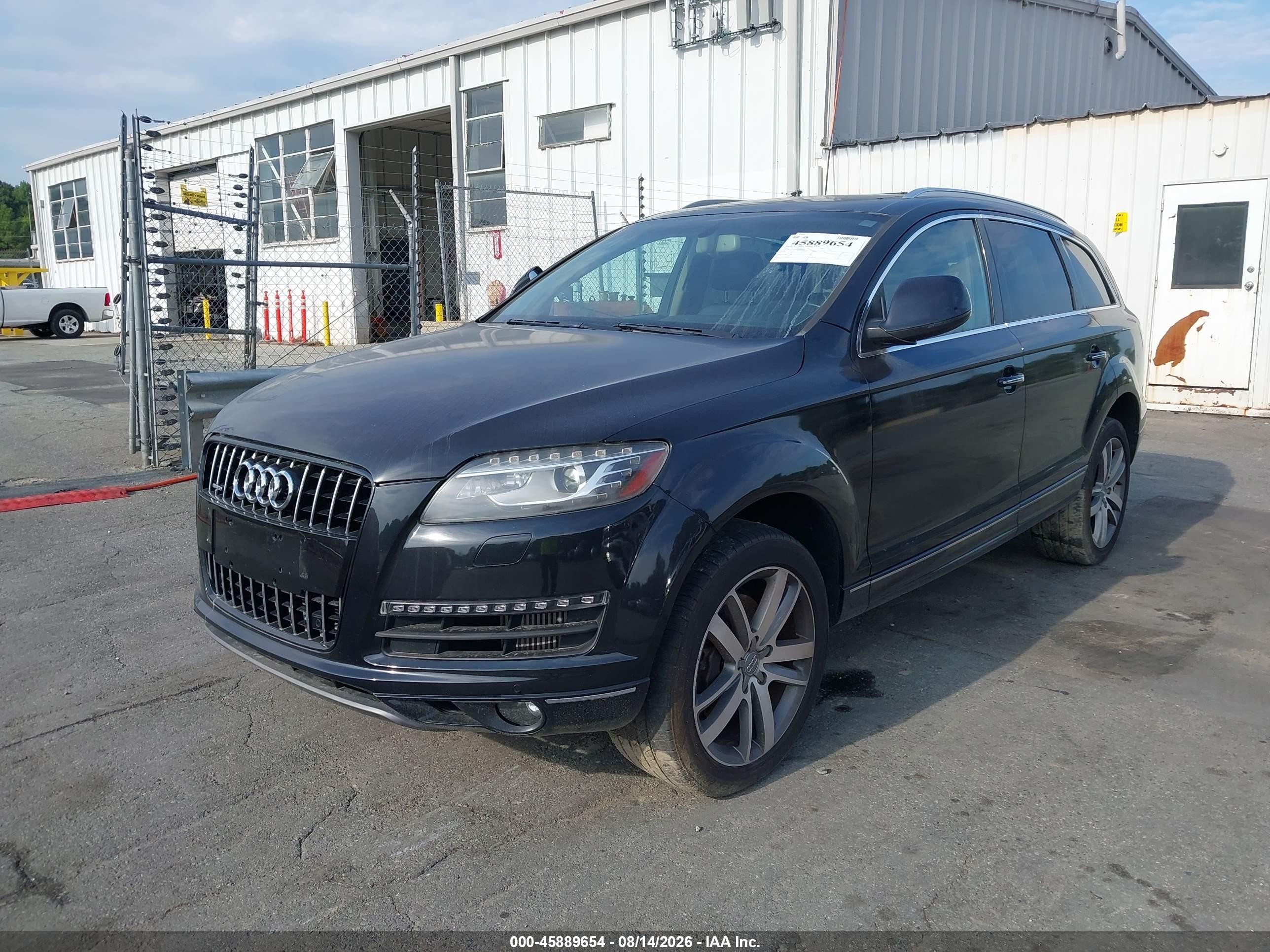 2012 Audi Q7 3.0 Tdi Premium Black vin: WA1LMAFE0CD003417