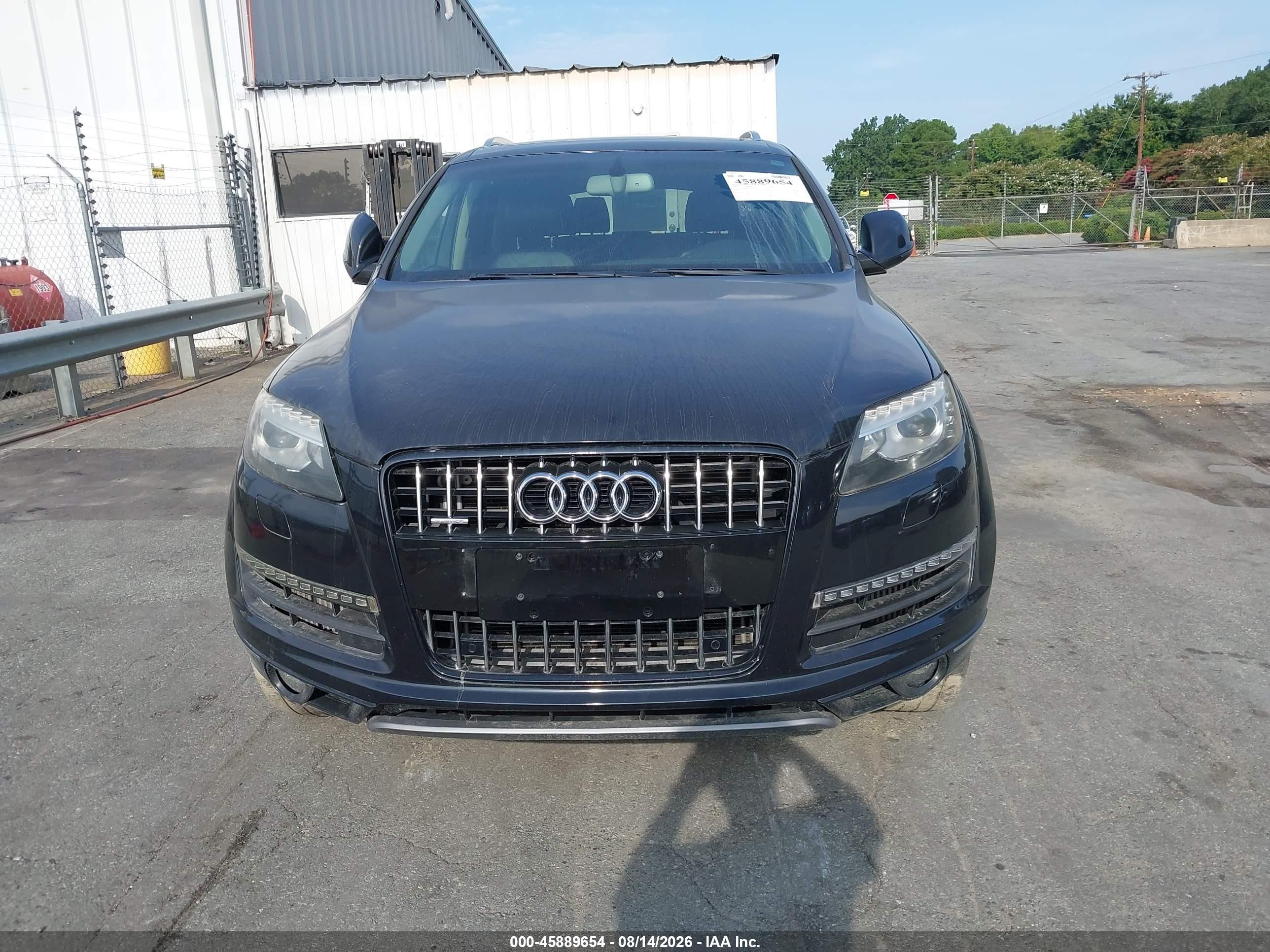 2012 Audi Q7 3.0 Tdi Premium Black vin: WA1LMAFE0CD003417