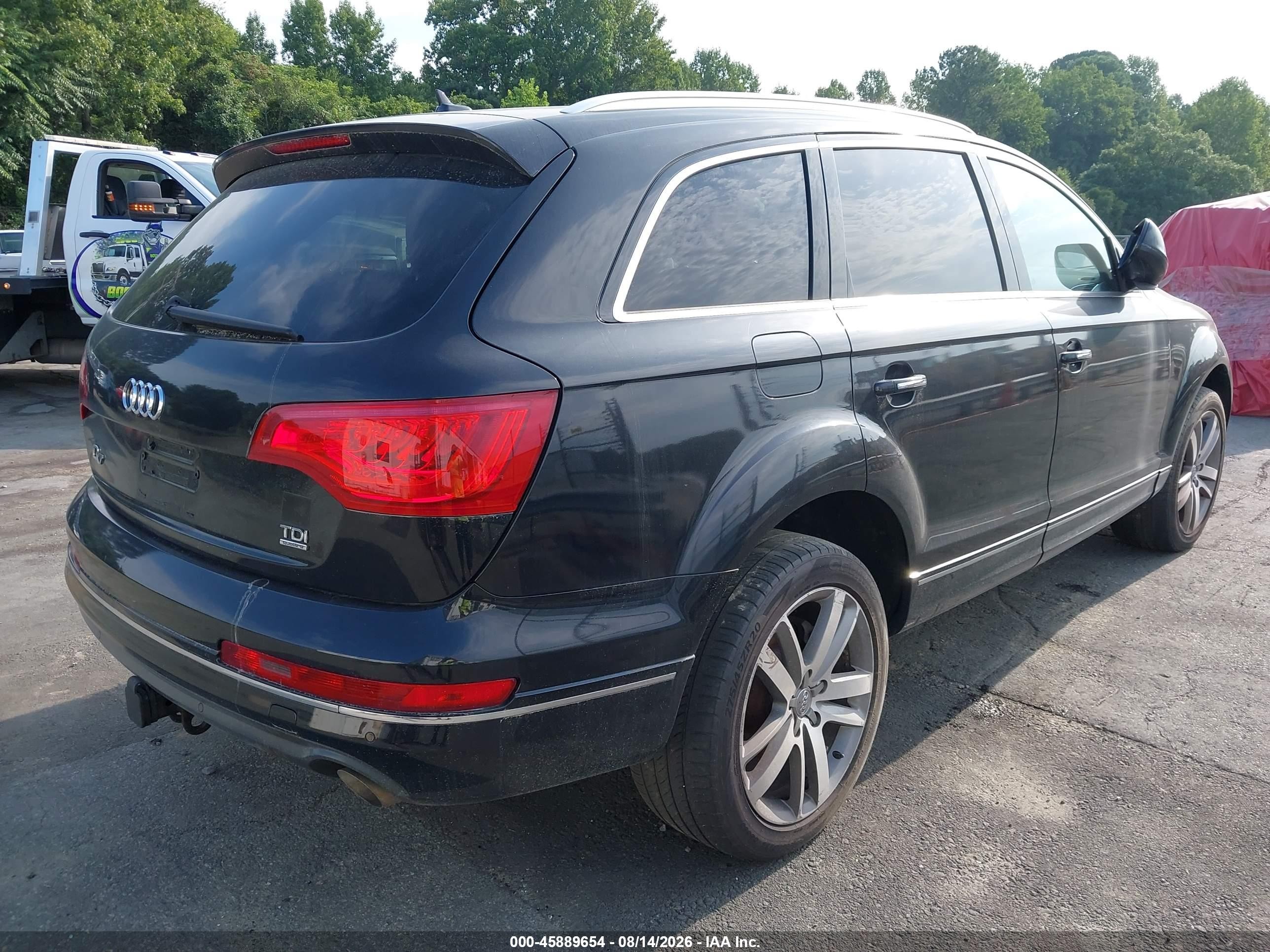 2012 Audi Q7 3.0 Tdi Premium Black vin: WA1LMAFE0CD003417
