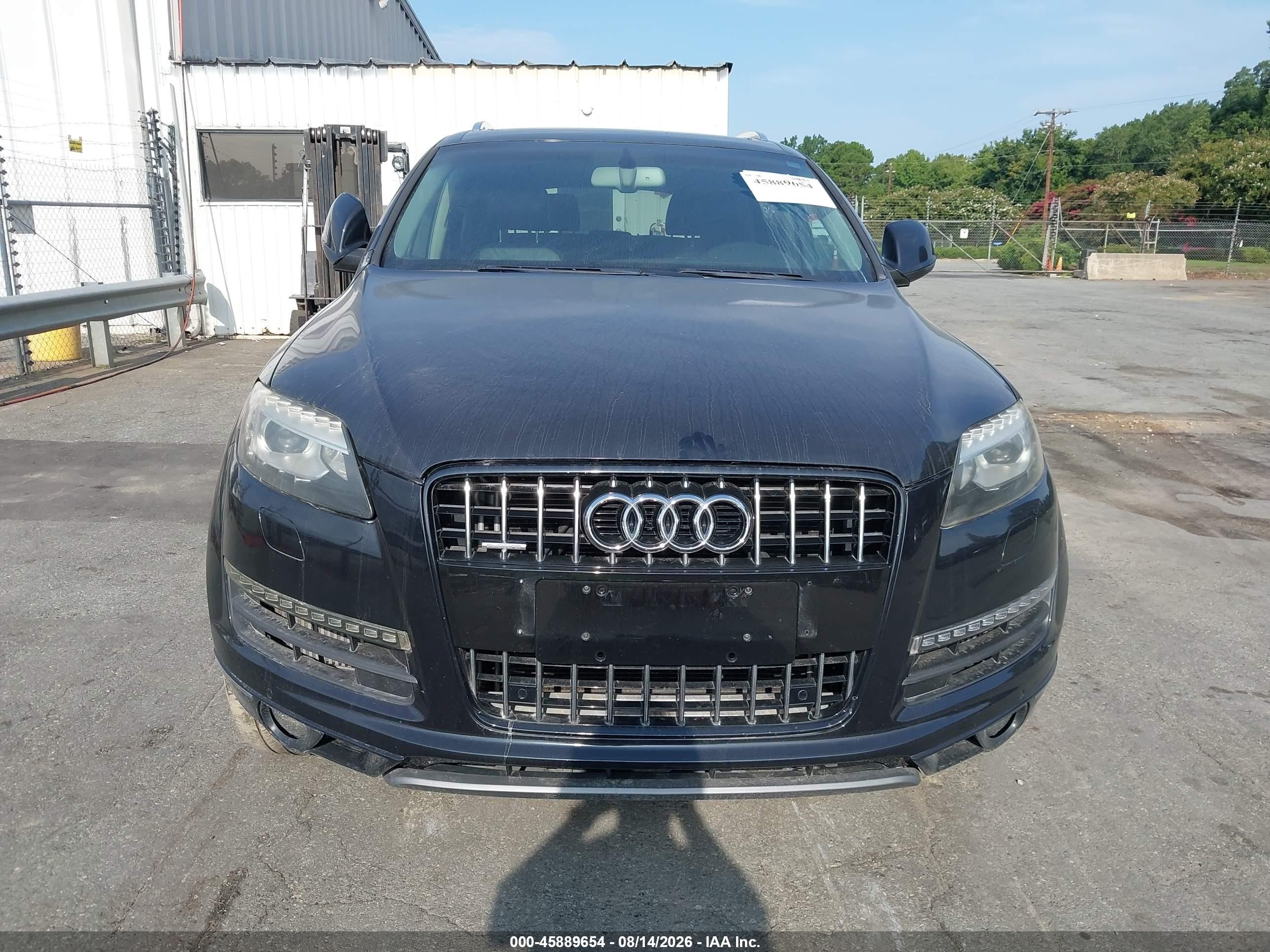 2012 Audi Q7 3.0 Tdi Premium Black vin: WA1LMAFE0CD003417