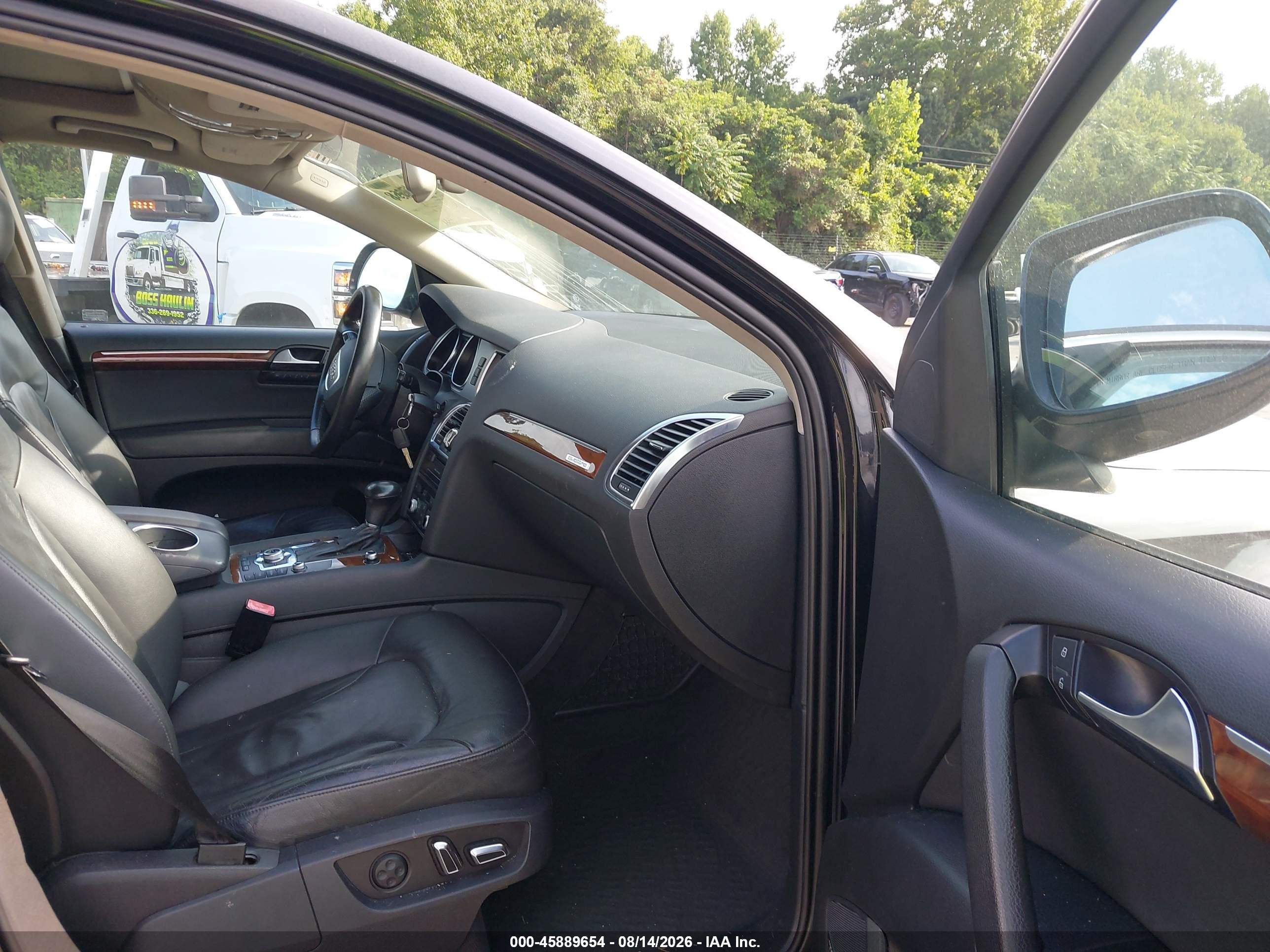 2012 Audi Q7 3.0 Tdi Premium Black vin: WA1LMAFE0CD003417