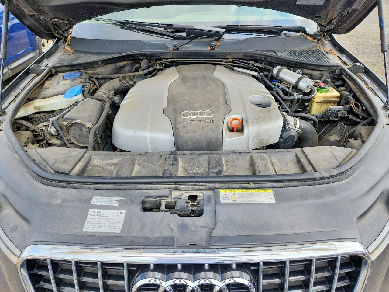 2013 Audi Q7 Premium Plus Gray vin: WA1LMAFE0DD015195
