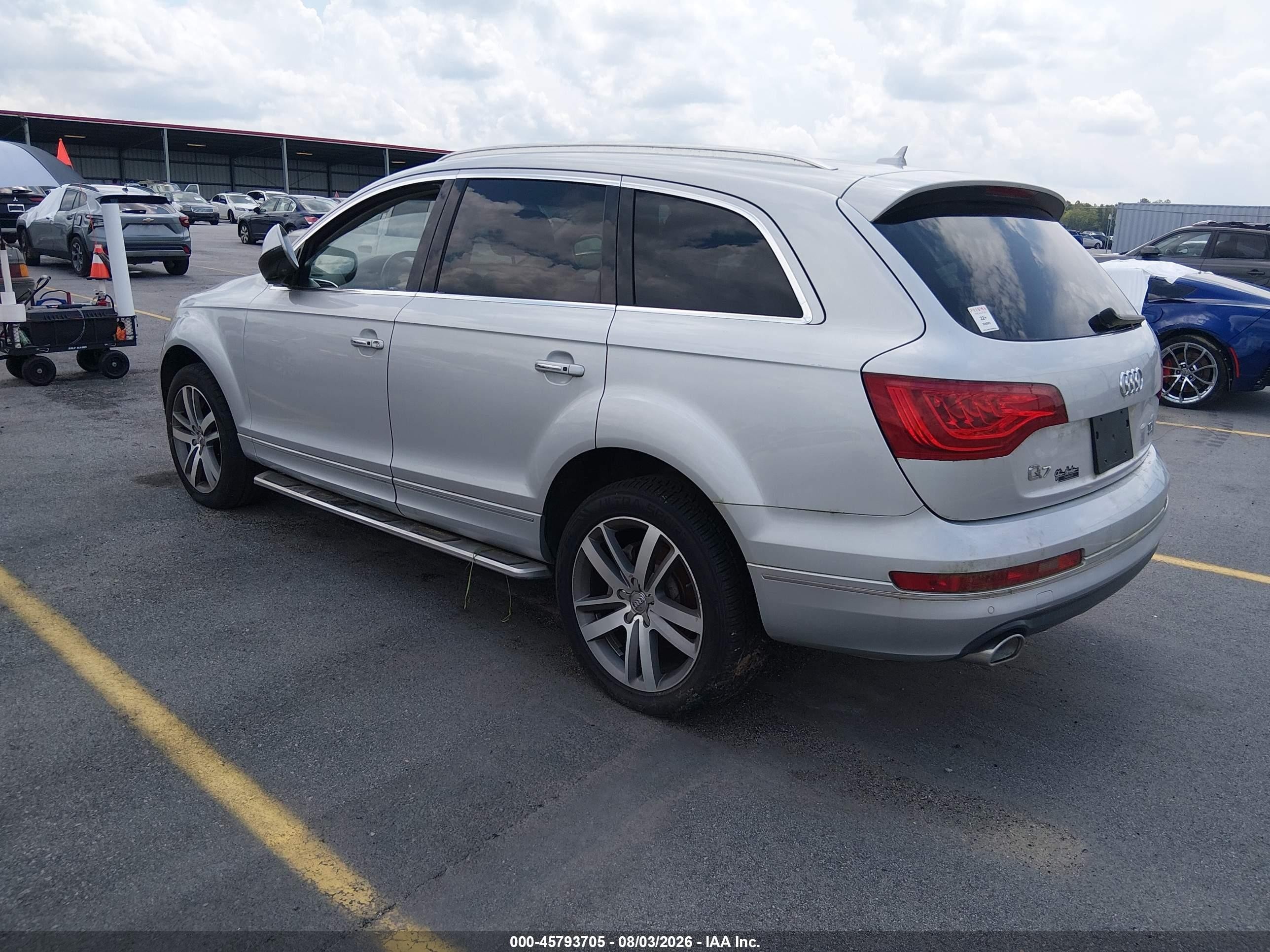 2014 Audi Q7 3.0 Tdi Premium Silver vin: WA1LMAFE0ED007034
