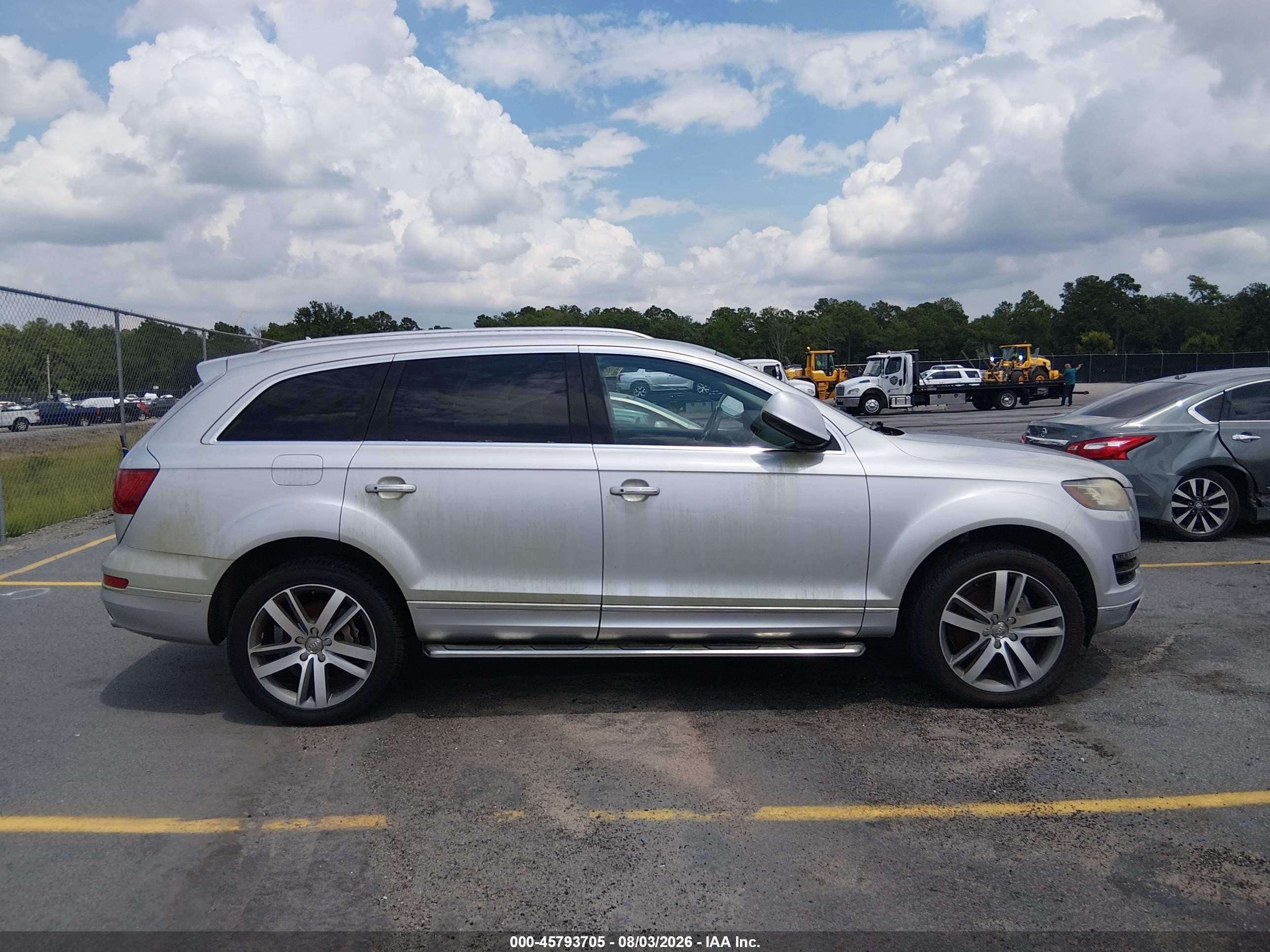 2014 Audi Q7 3.0 Tdi Premium Silver vin: WA1LMAFE0ED007034