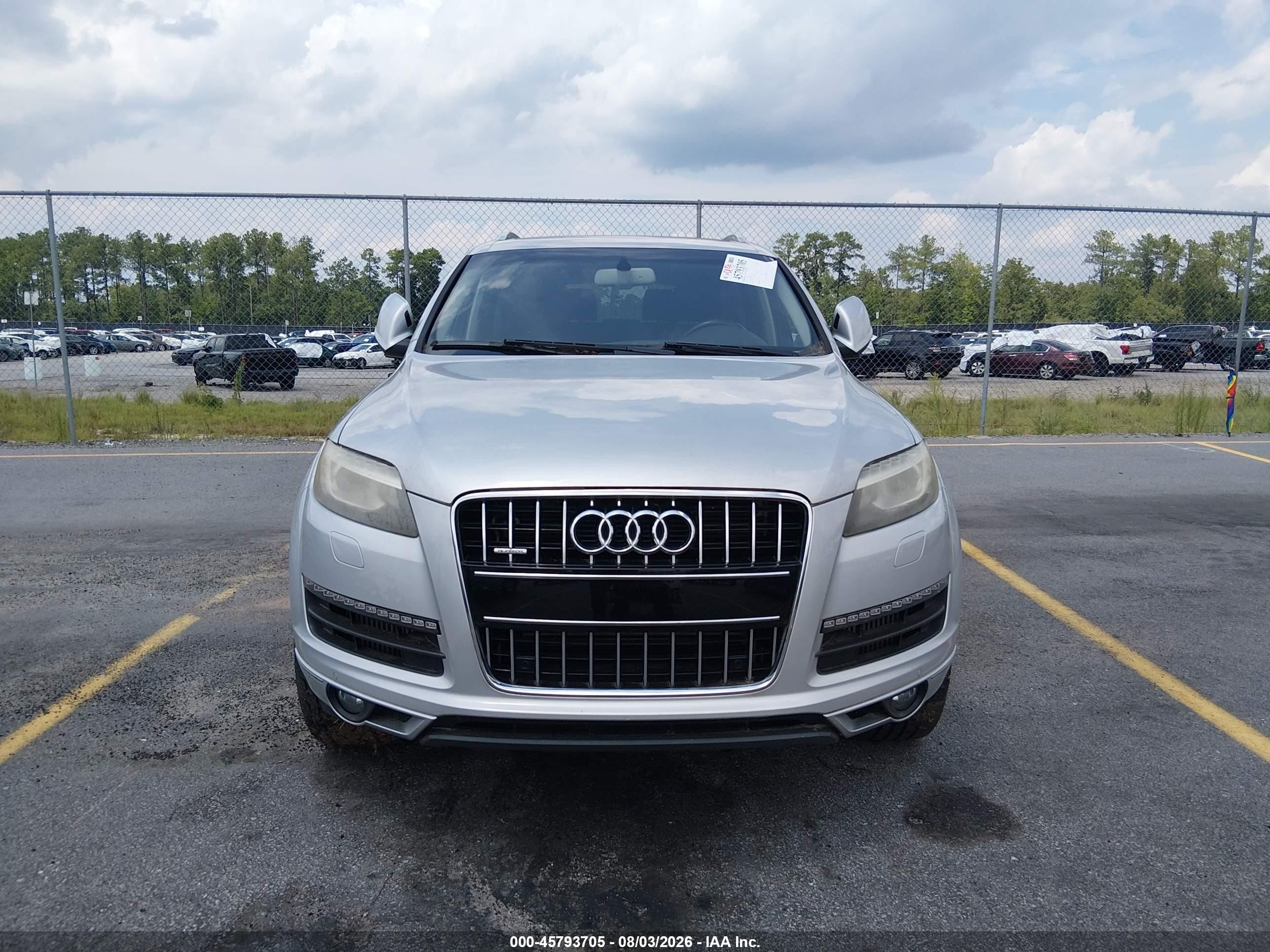 2014 Audi Q7 3.0 Tdi Premium Silver vin: WA1LMAFE0ED007034