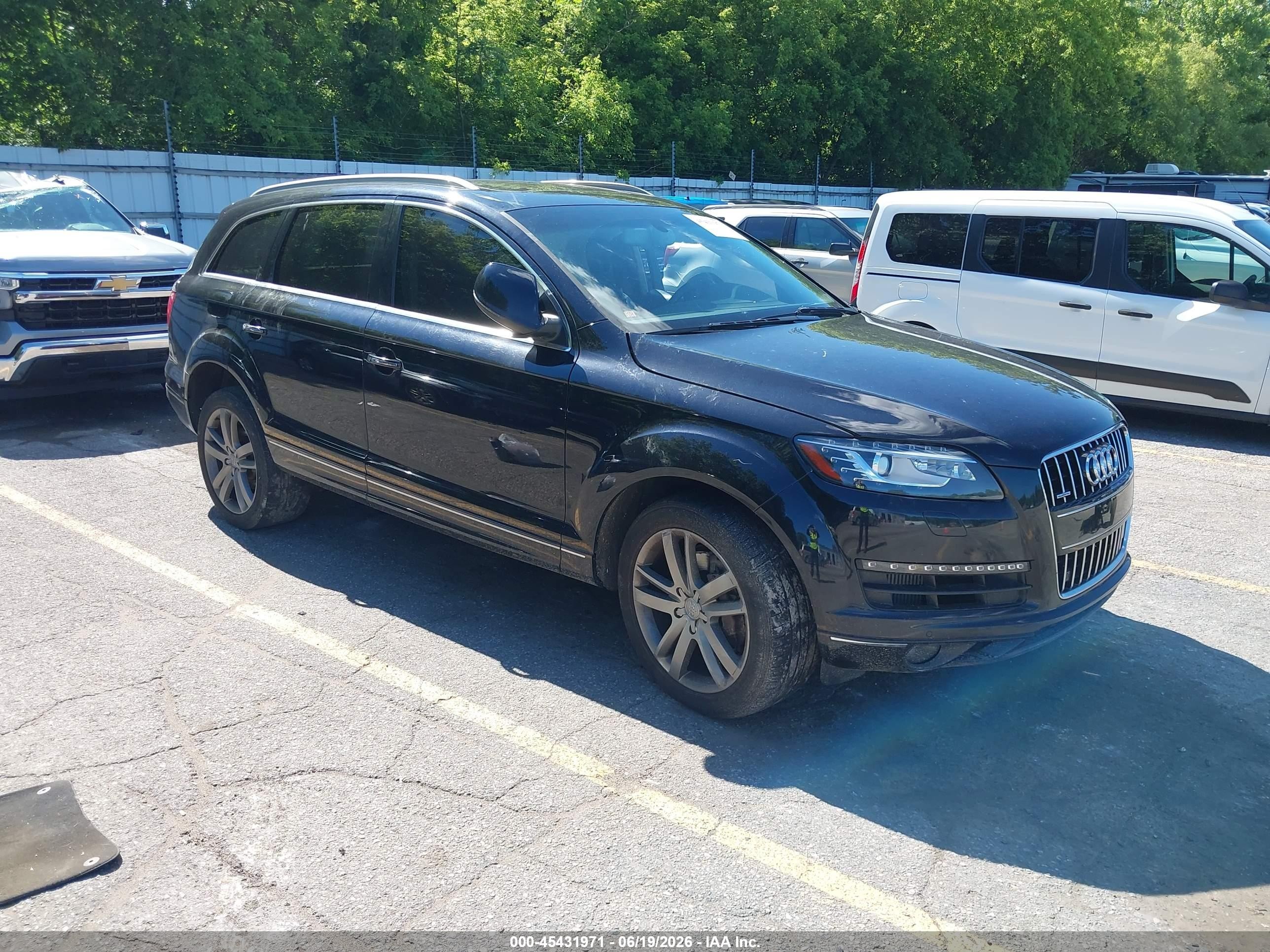 2014 Audi Q7 3.0 Tdi Premium Black vin: WA1LMAFE0ED008734