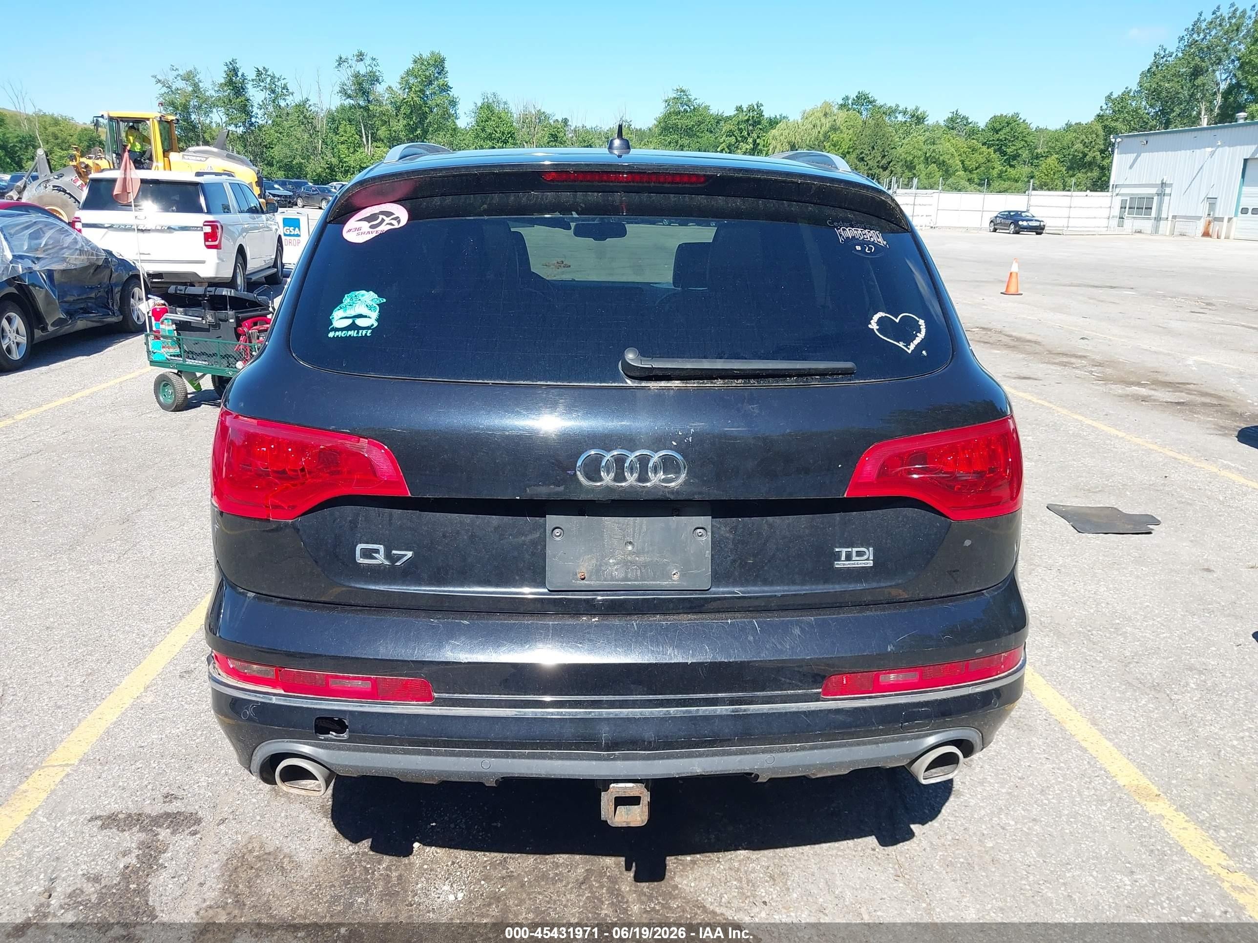 2014 Audi Q7 3.0 Tdi Premium Черный vin: WA1LMAFE0ED008734