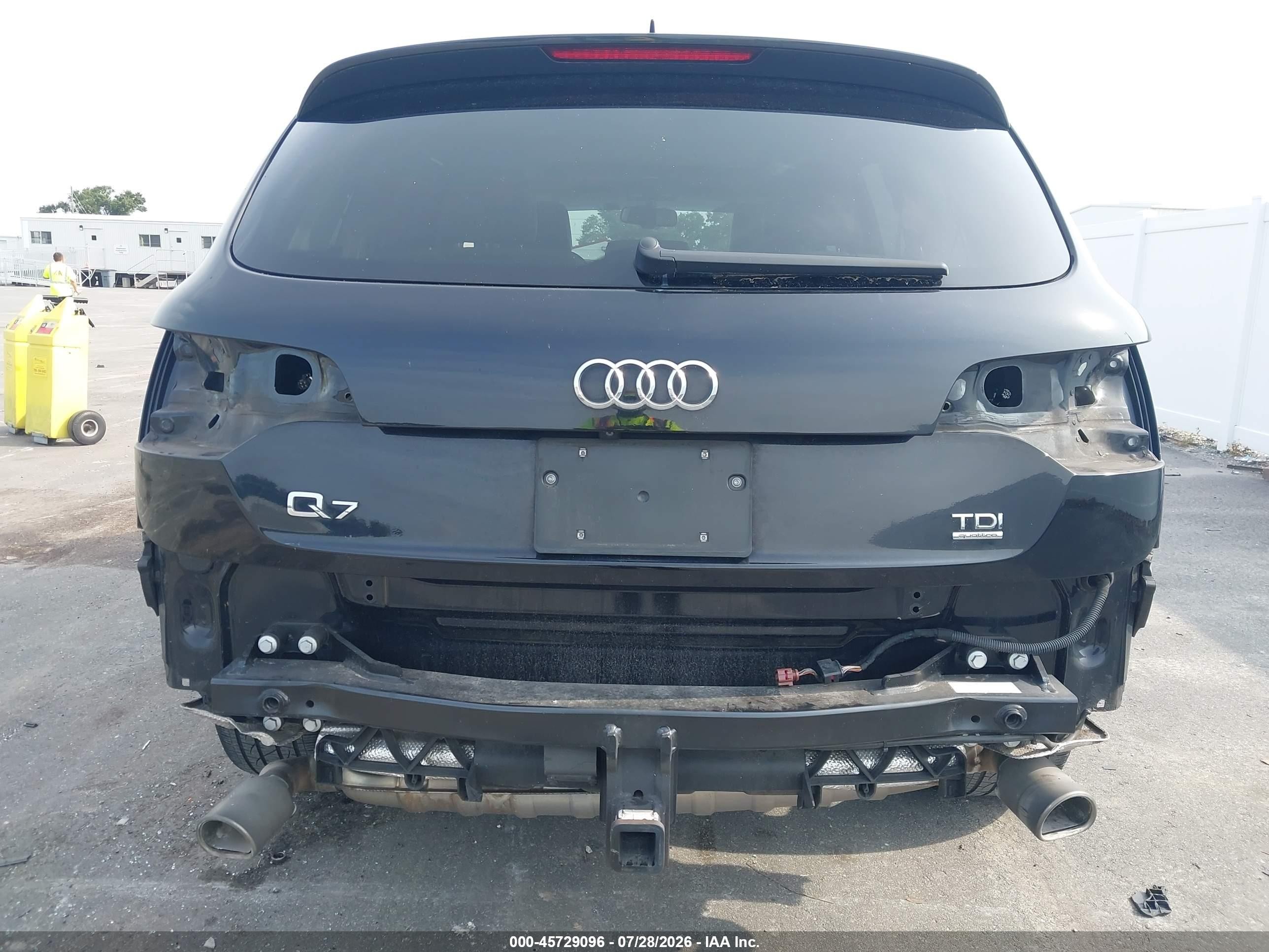 2013 Audi Q7 3.0 Tdi Premium Black vin: WA1LMAFE1DD007476