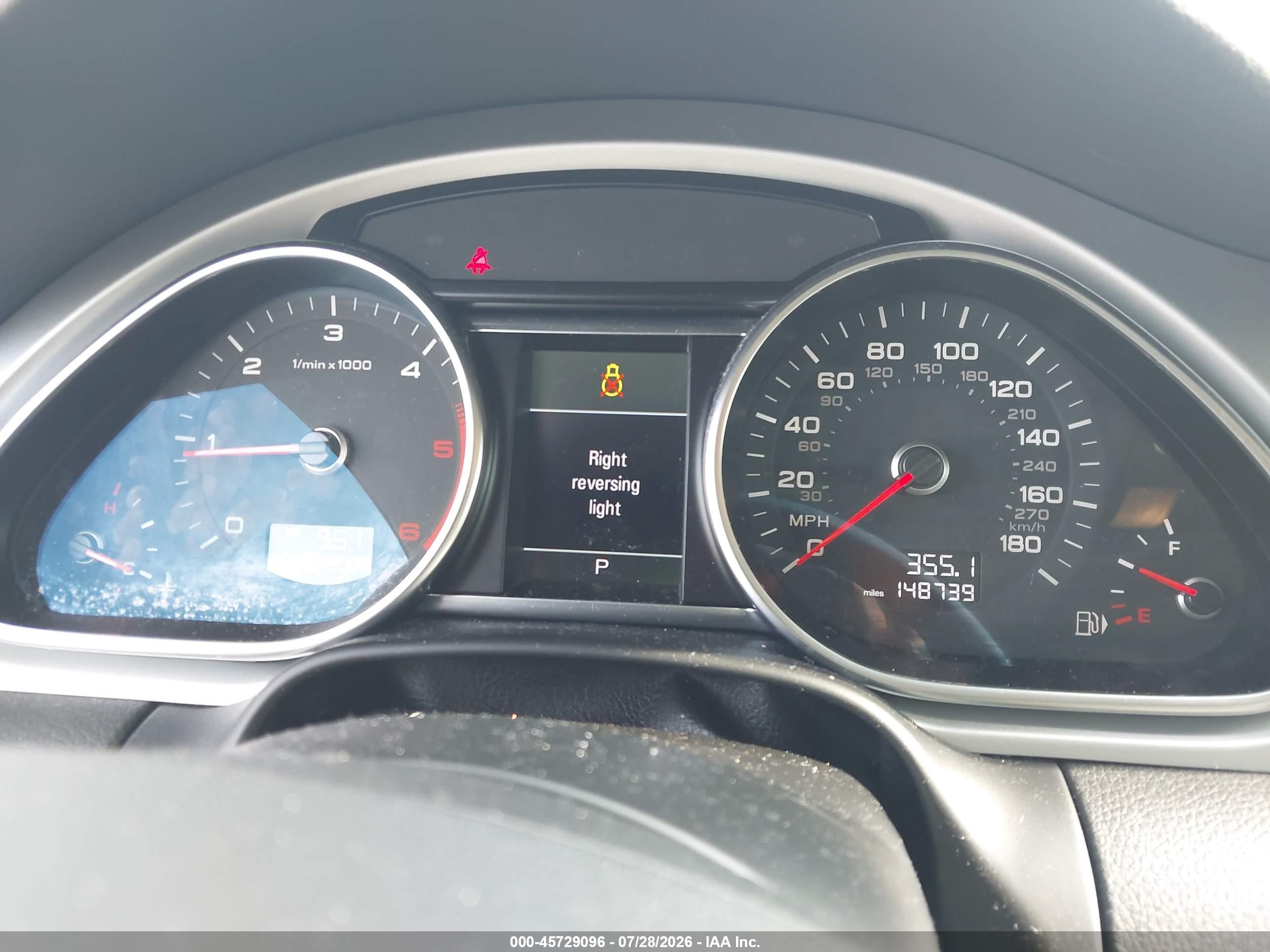 2013 Audi Q7 3.0 Tdi Premium Black vin: WA1LMAFE1DD007476