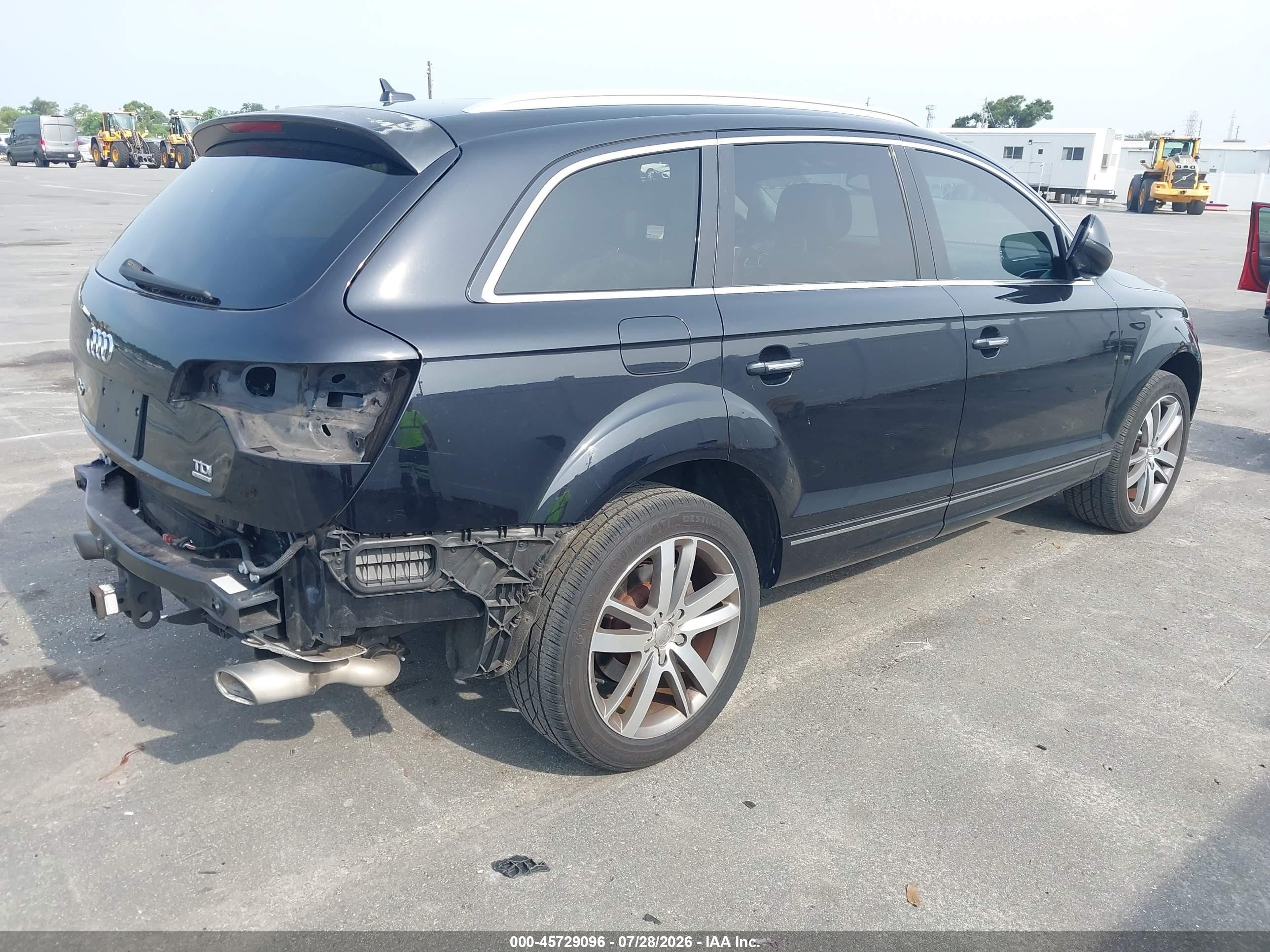 2013 Audi Q7 3.0 Tdi Premium Black vin: WA1LMAFE1DD007476