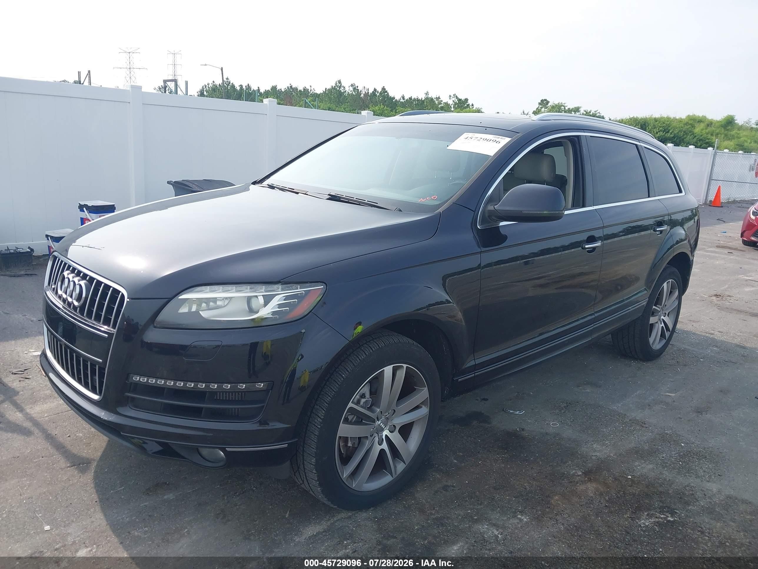 2013 Audi Q7 3.0 Tdi Premium Black vin: WA1LMAFE1DD007476
