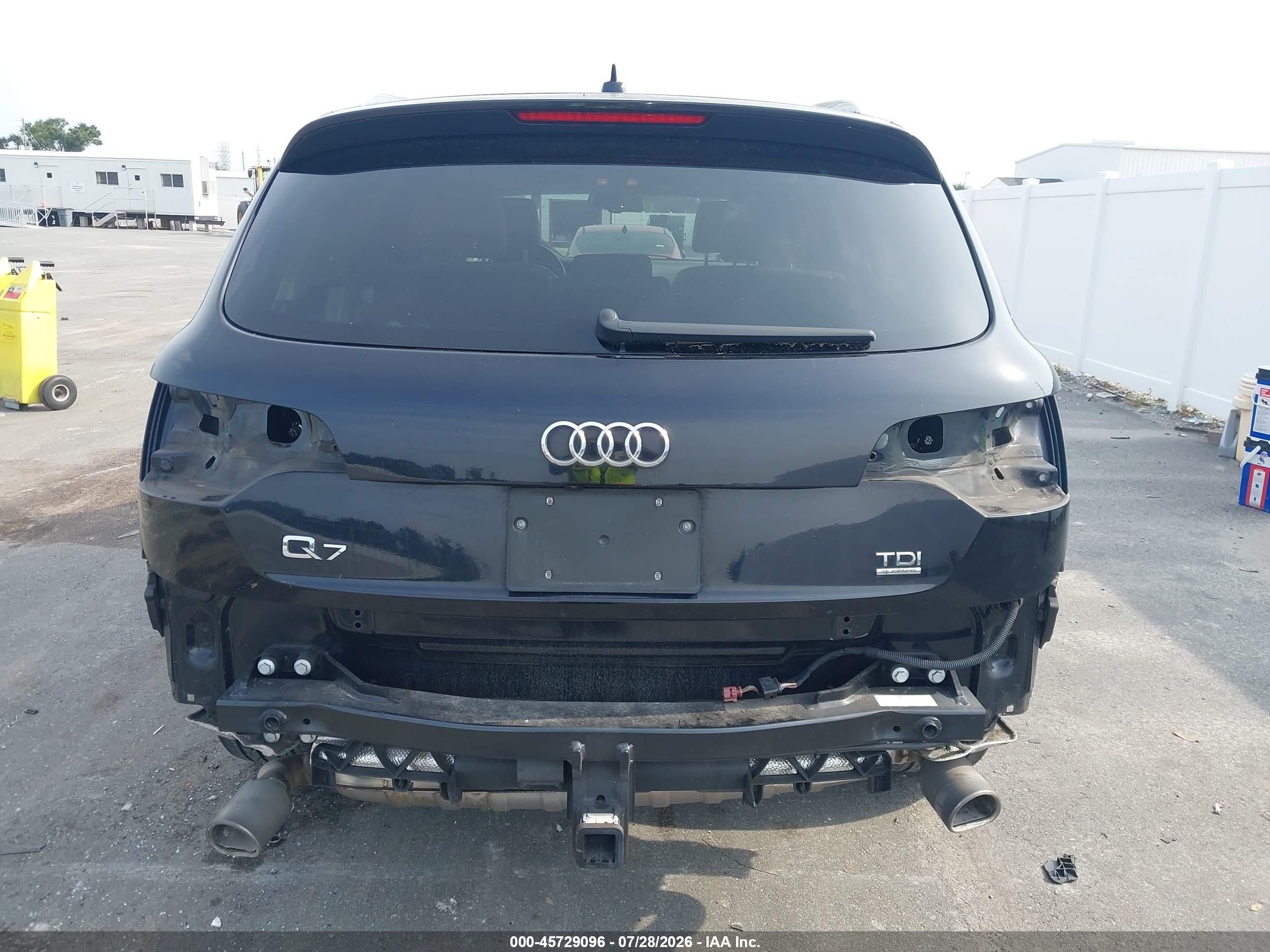 2013 Audi Q7 3.0 Tdi Premium Black vin: WA1LMAFE1DD007476
