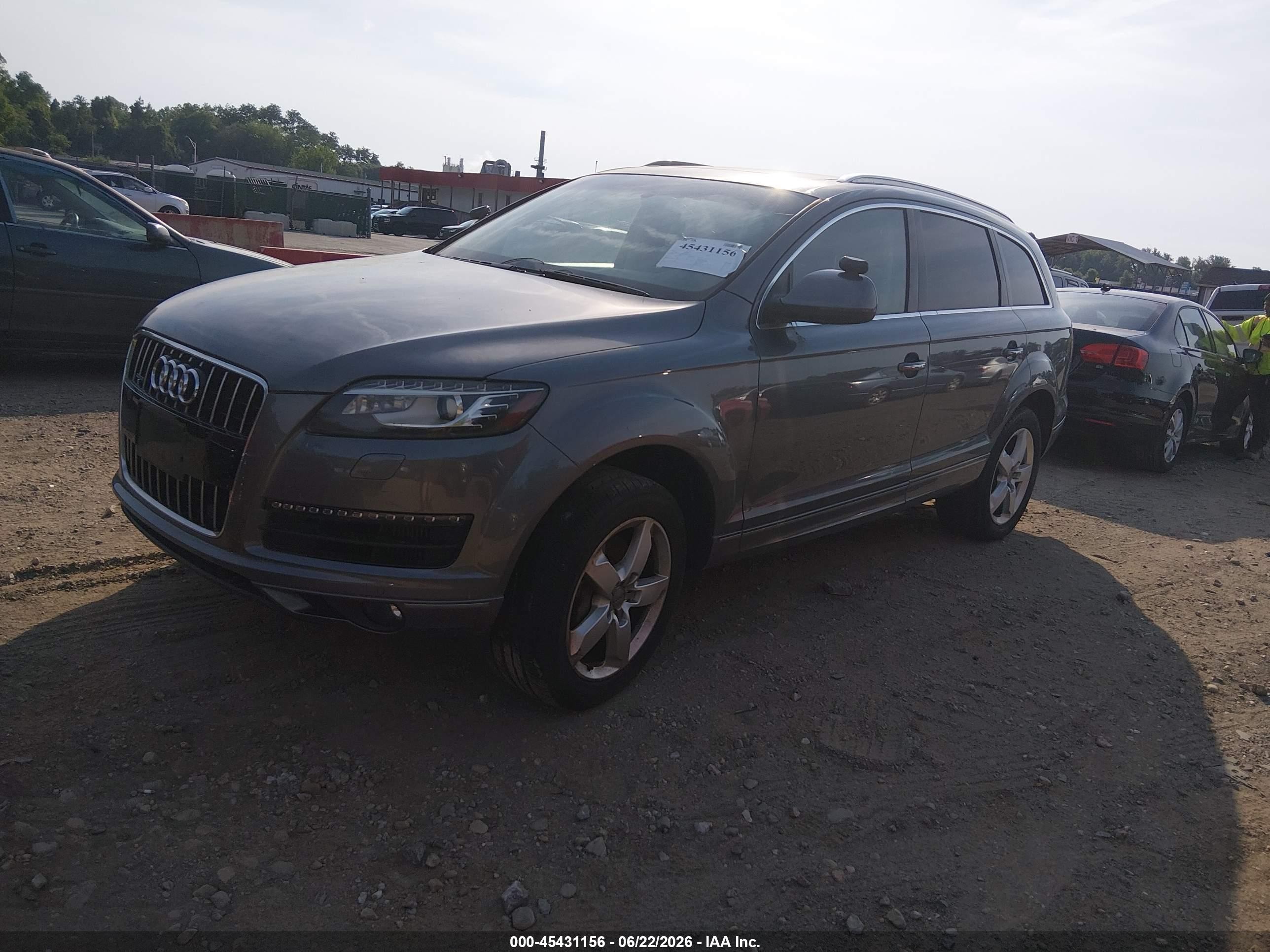 2013 Audi Q7 3.0 Tdi Premium Gray vin: WA1LMAFE1DD011589