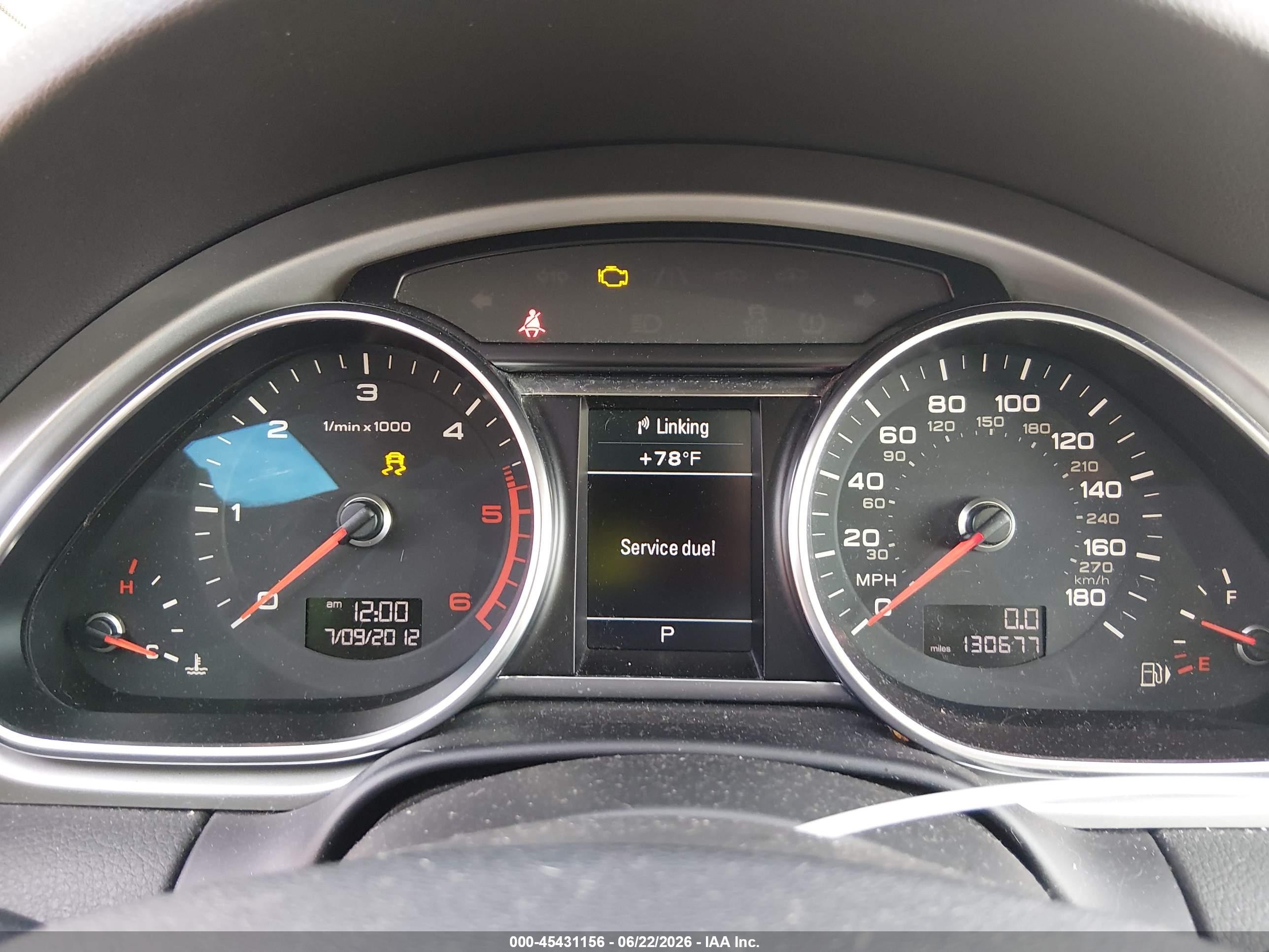 2013 Audi Q7 3.0 Tdi Premium Gray vin: WA1LMAFE1DD011589