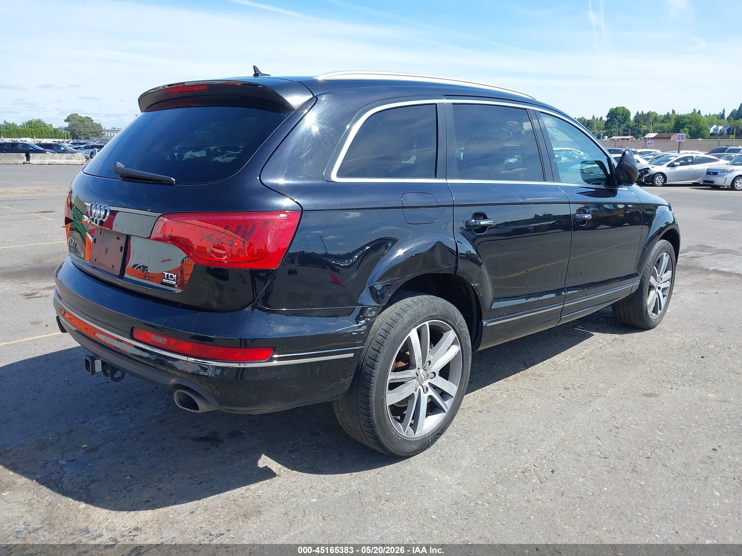 2014 Audi Q7 3.0 Tdi Premium Black vin: WA1LMAFE1ED010962