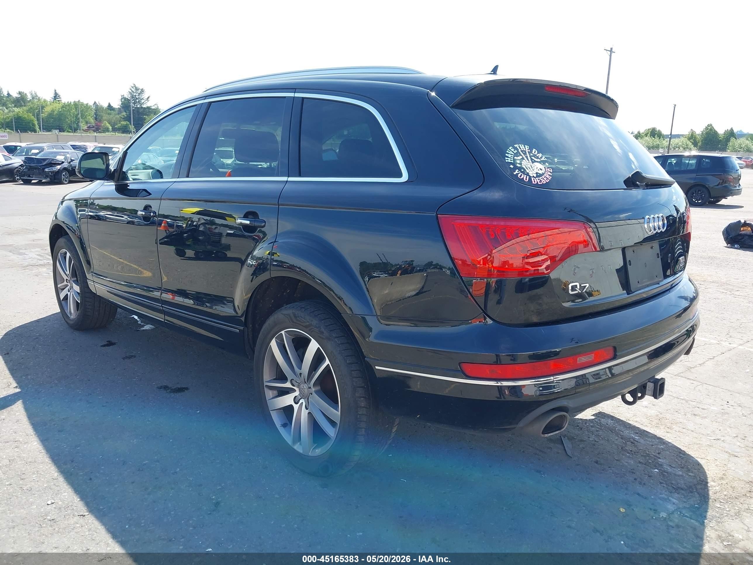 2014 Audi Q7 3.0 Tdi Premium Black vin: WA1LMAFE1ED010962