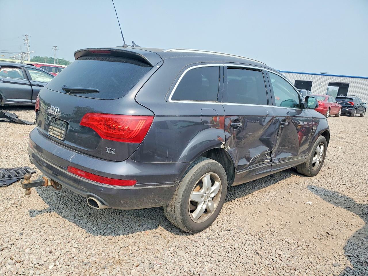 2015 Audi Q7 Tdi Premium Plus Black vin: WA1LMAFE1FD005357