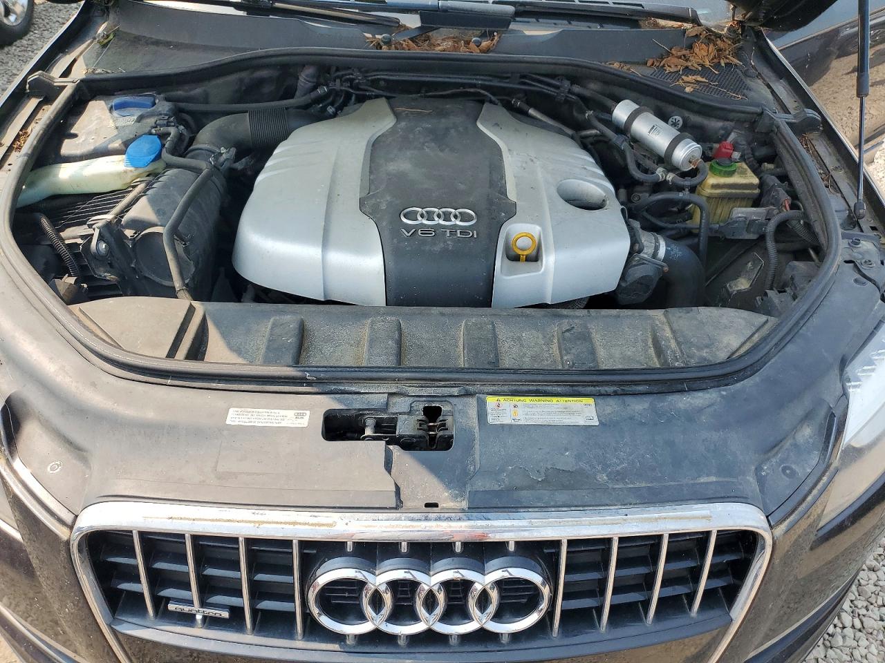 2015 Audi Q7 Tdi Premium Plus Black vin: WA1LMAFE1FD005357
