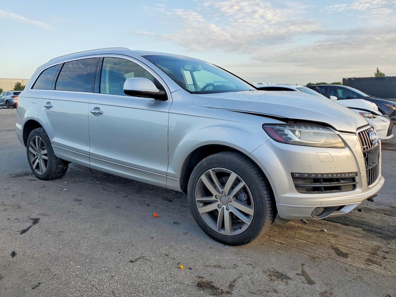 2015 Audi Q7 Tdi Premium Plus Silver vin: WA1LMAFE1FD016567