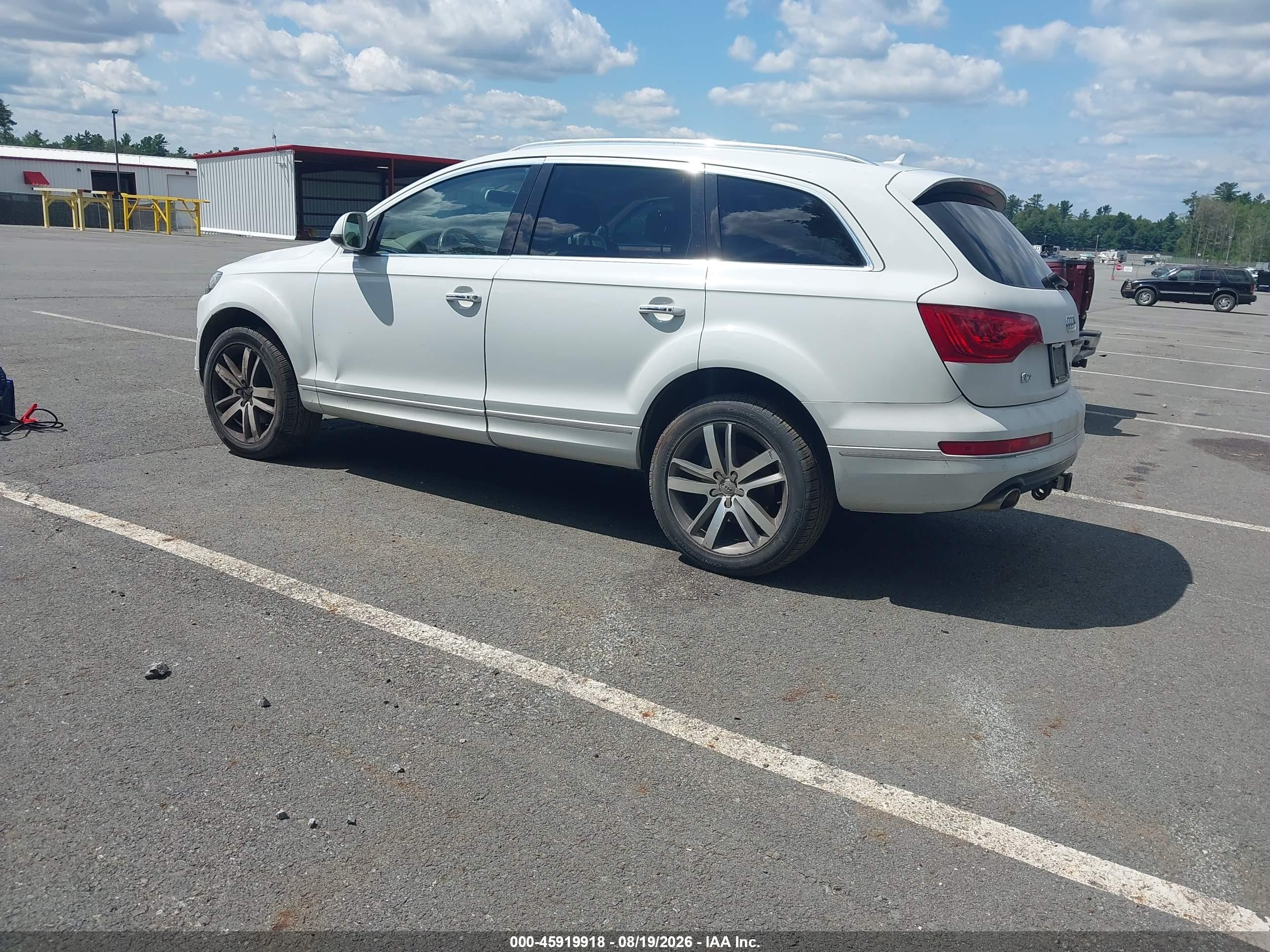 2015 Audi Q7 3.0 Tdi Premium White vin: WA1LMAFE1FD019369
