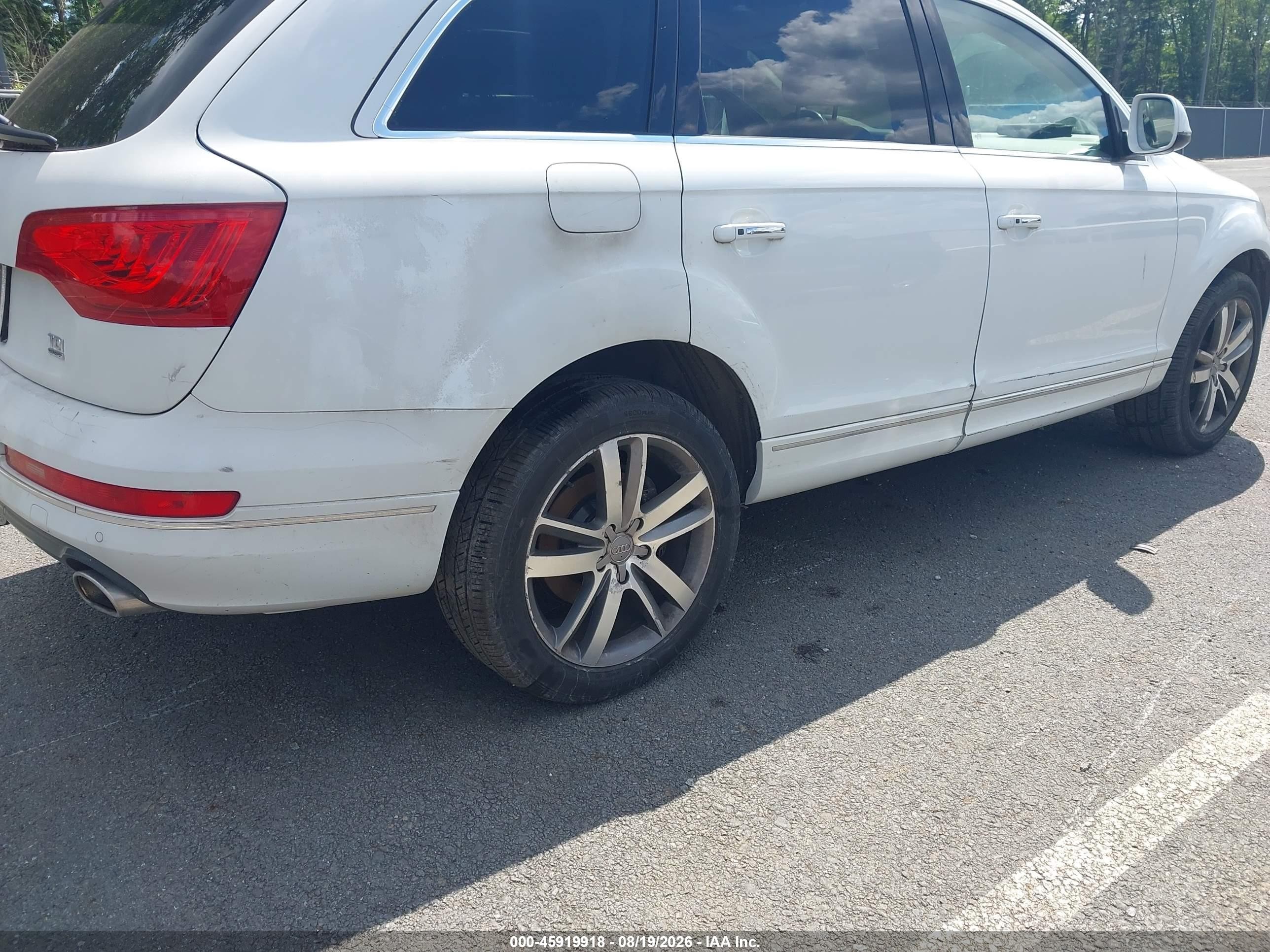 2015 Audi Q7 3.0 Tdi Premium White vin: WA1LMAFE1FD019369