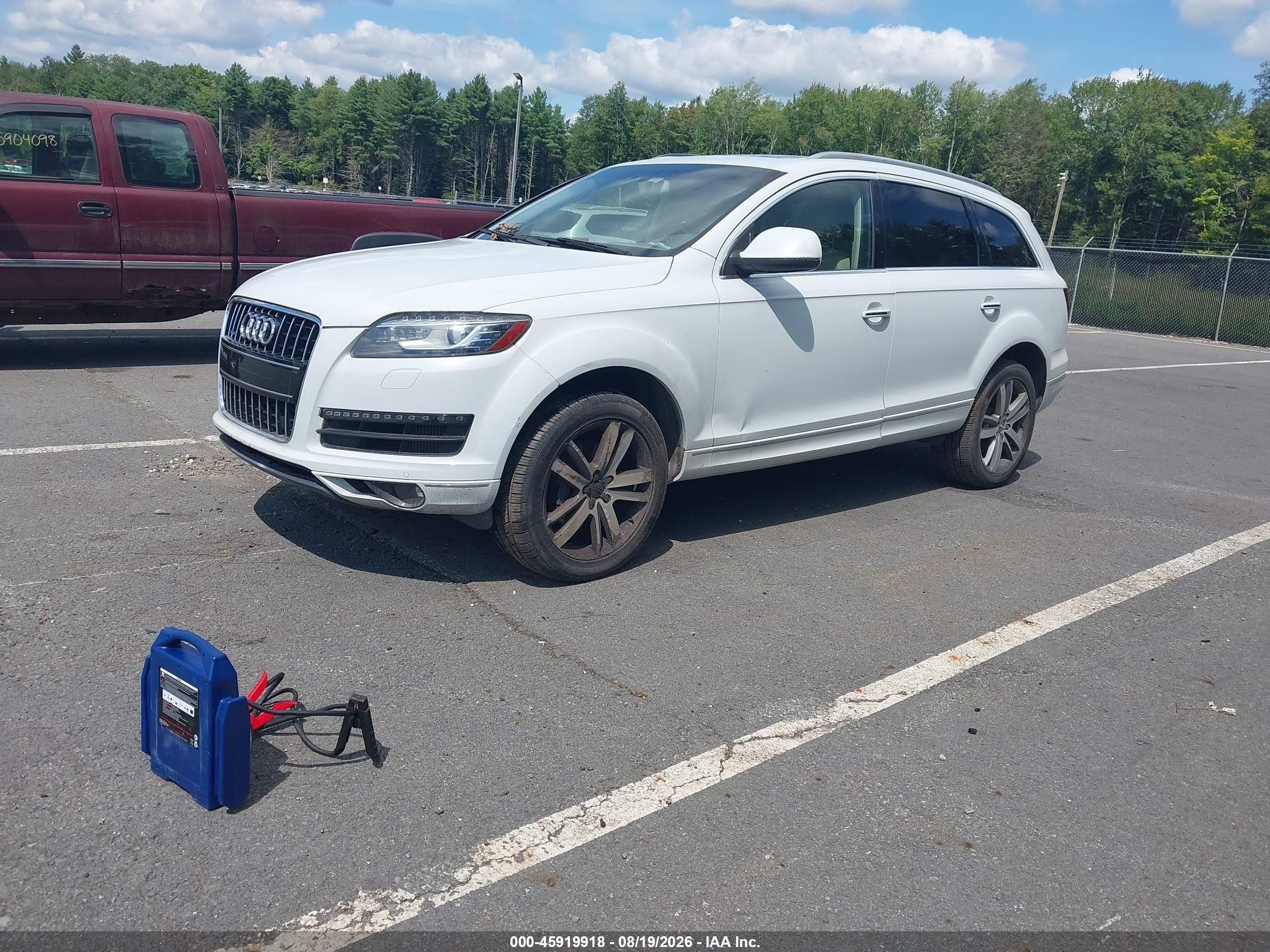 2015 Audi Q7 3.0 Tdi Premium White vin: WA1LMAFE1FD019369