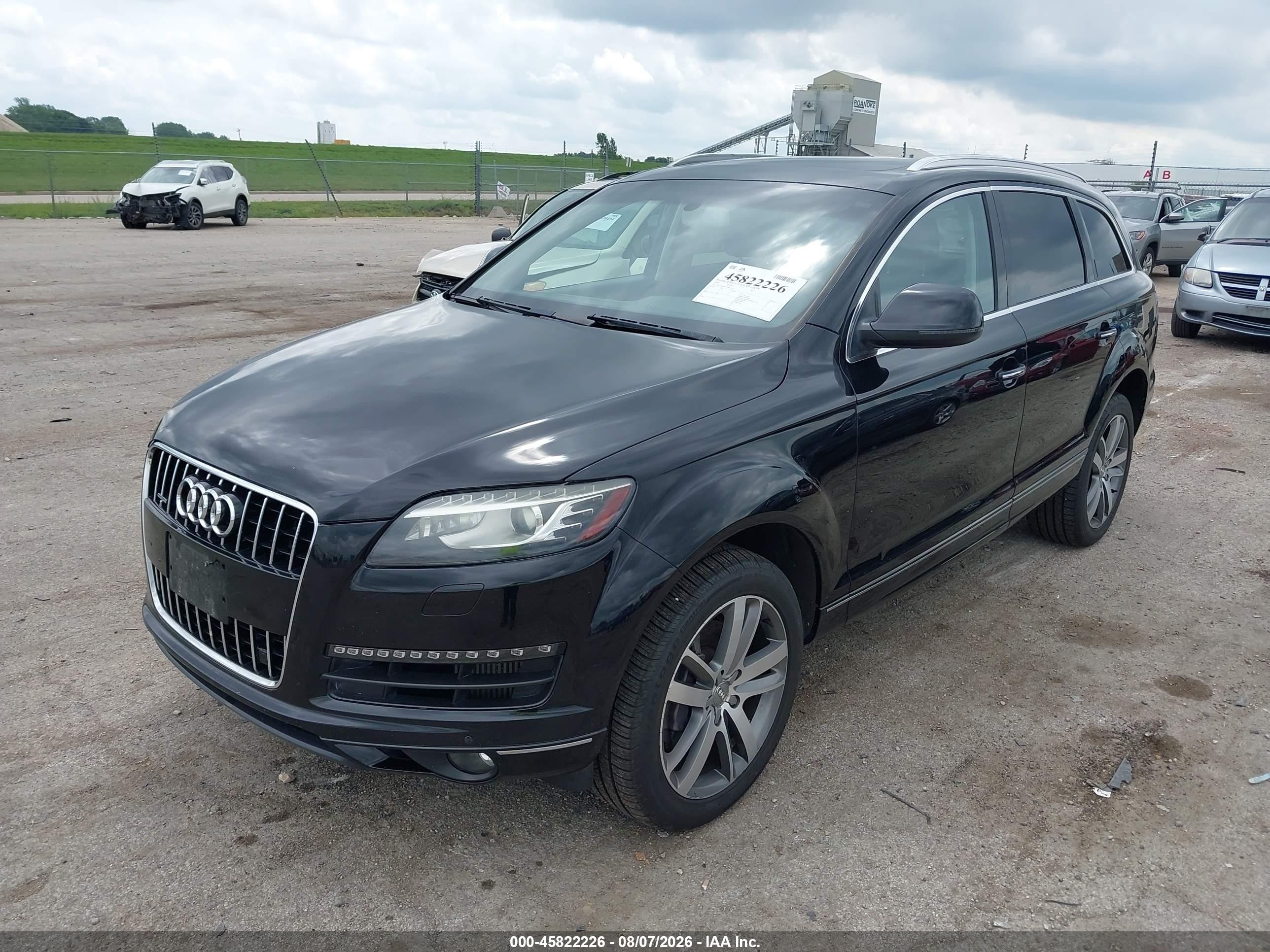 2015 Audi Q7 3.0 Tdi Premium Black vin: WA1LMAFE1FD025639