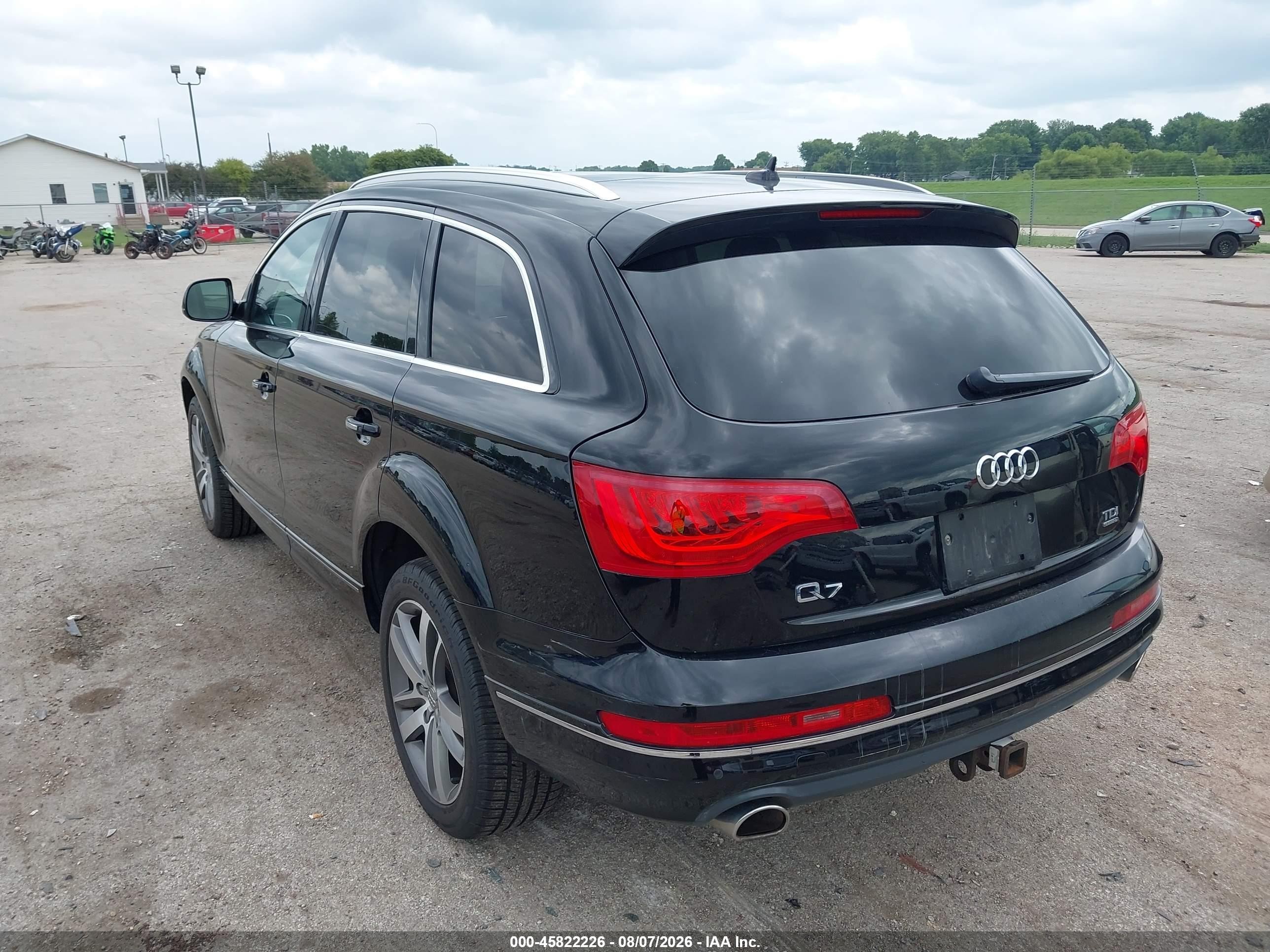 2015 Audi Q7 3.0 Tdi Premium Black vin: WA1LMAFE1FD025639