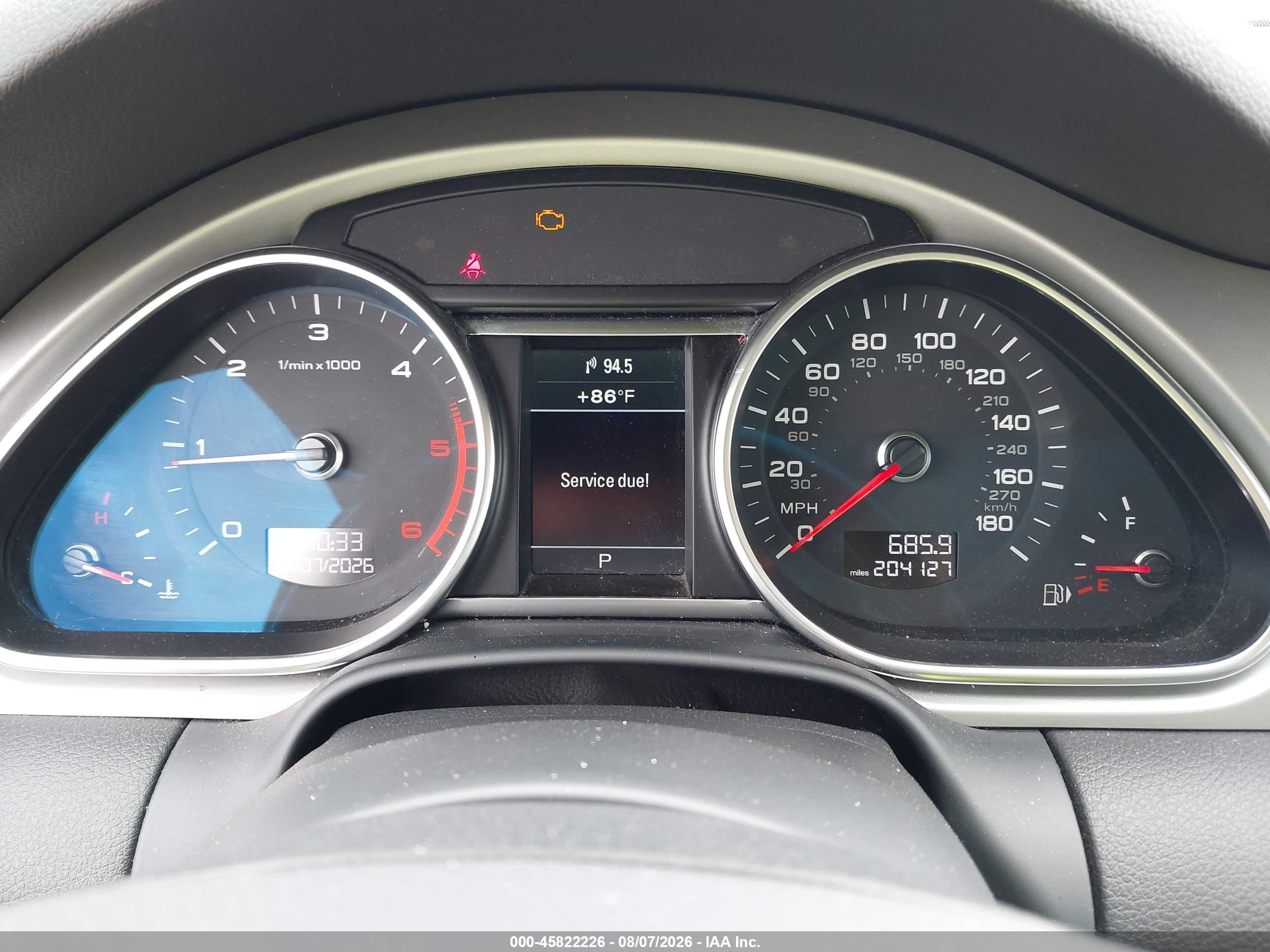 2015 Audi Q7 3.0 Tdi Premium Black vin: WA1LMAFE1FD025639