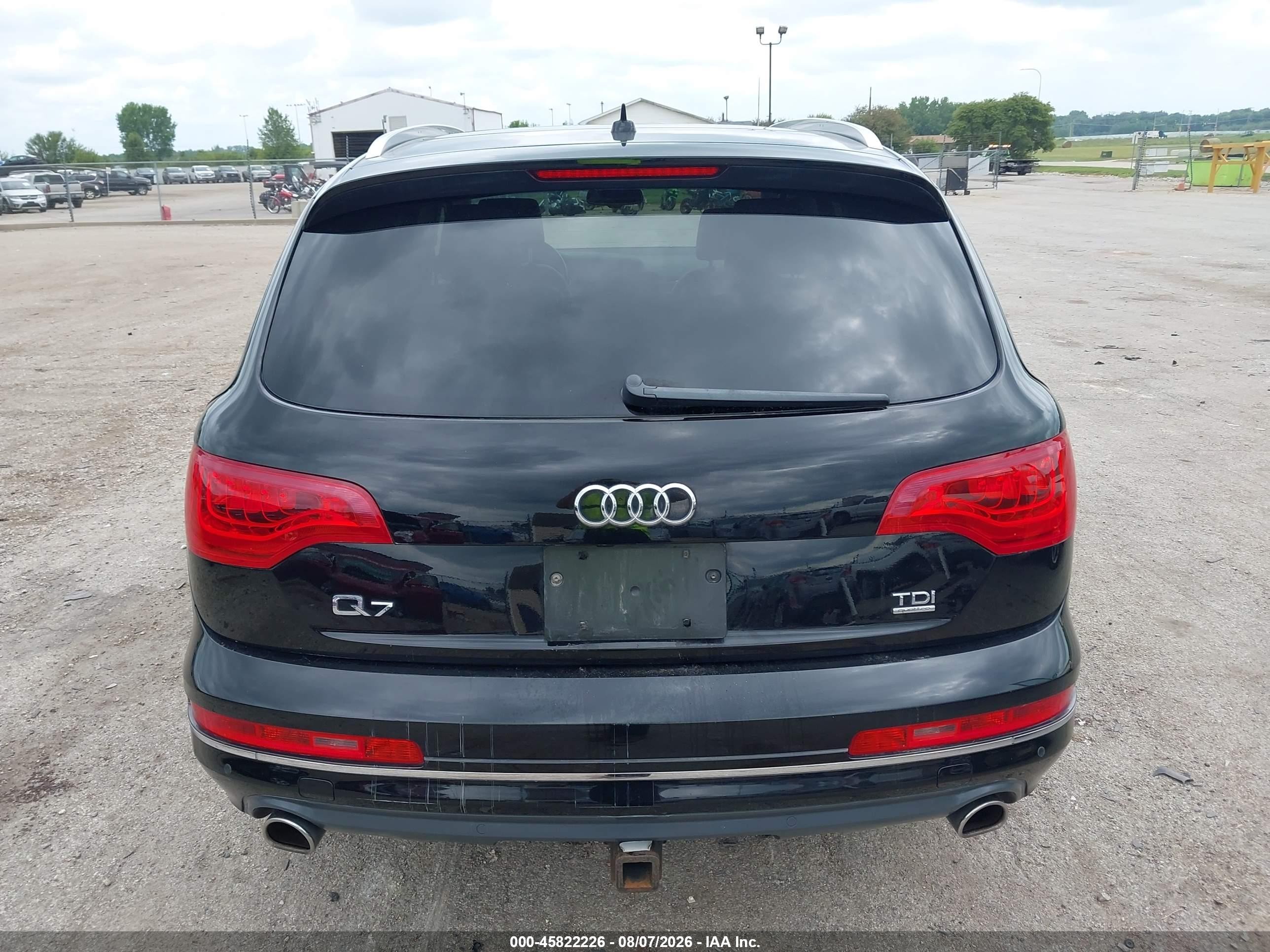 2015 Audi Q7 3.0 Tdi Premium Black vin: WA1LMAFE1FD025639
