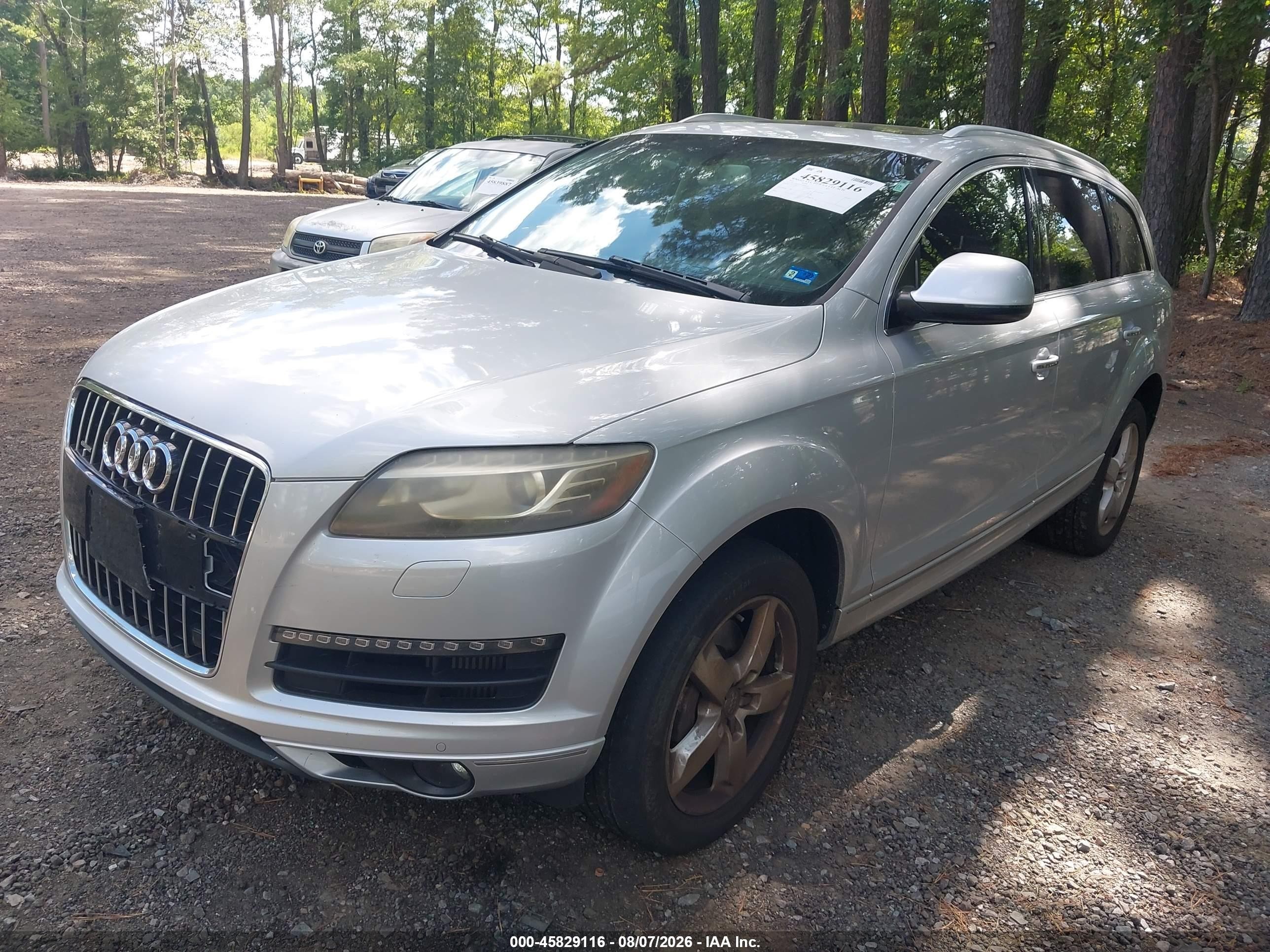 2012 Audi Q7 3.0 Tdi Premium Gray vin: WA1LMAFE2CD009459