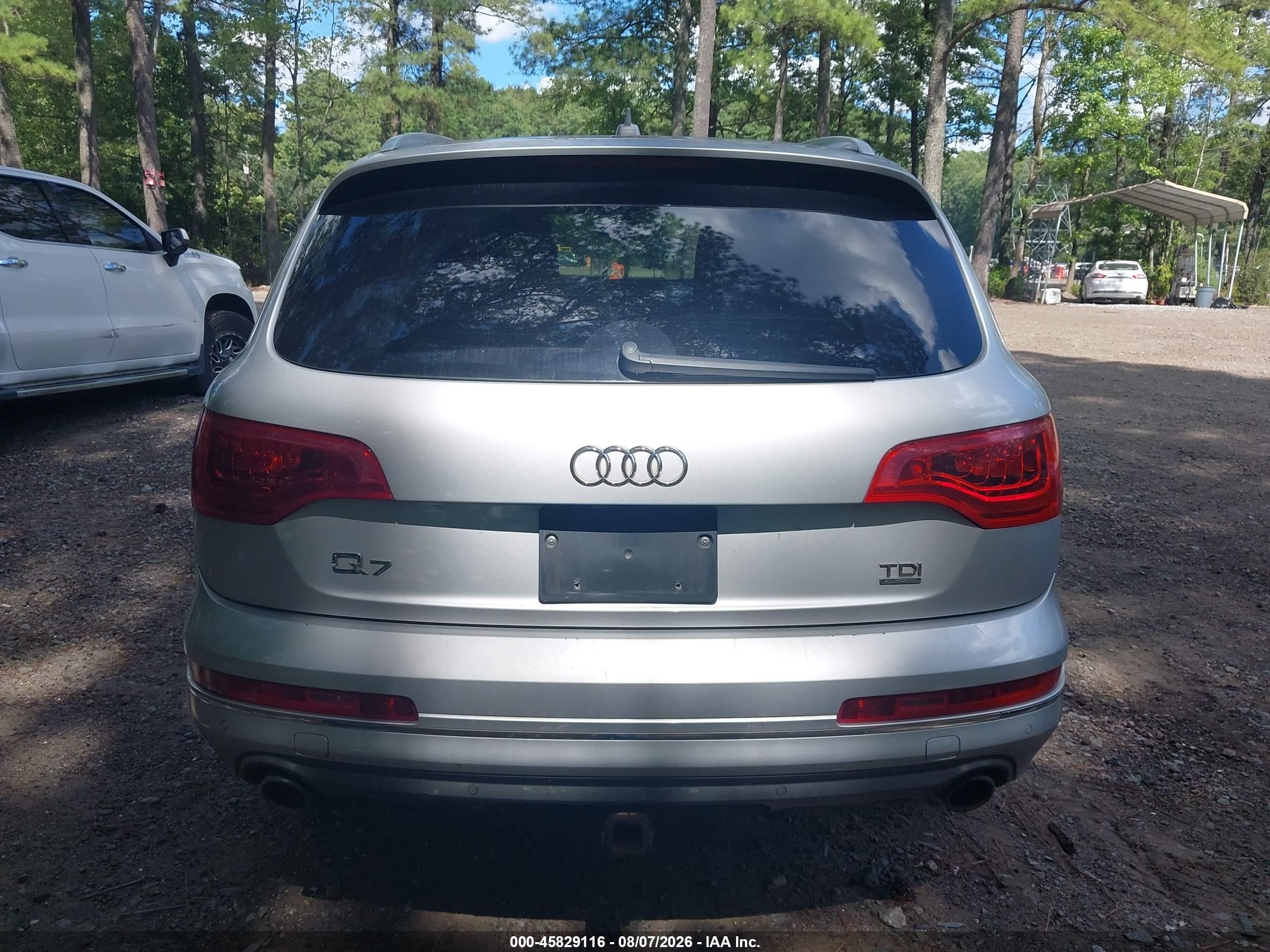 2012 Audi Q7 3.0 Tdi Premium Gray vin: WA1LMAFE2CD009459