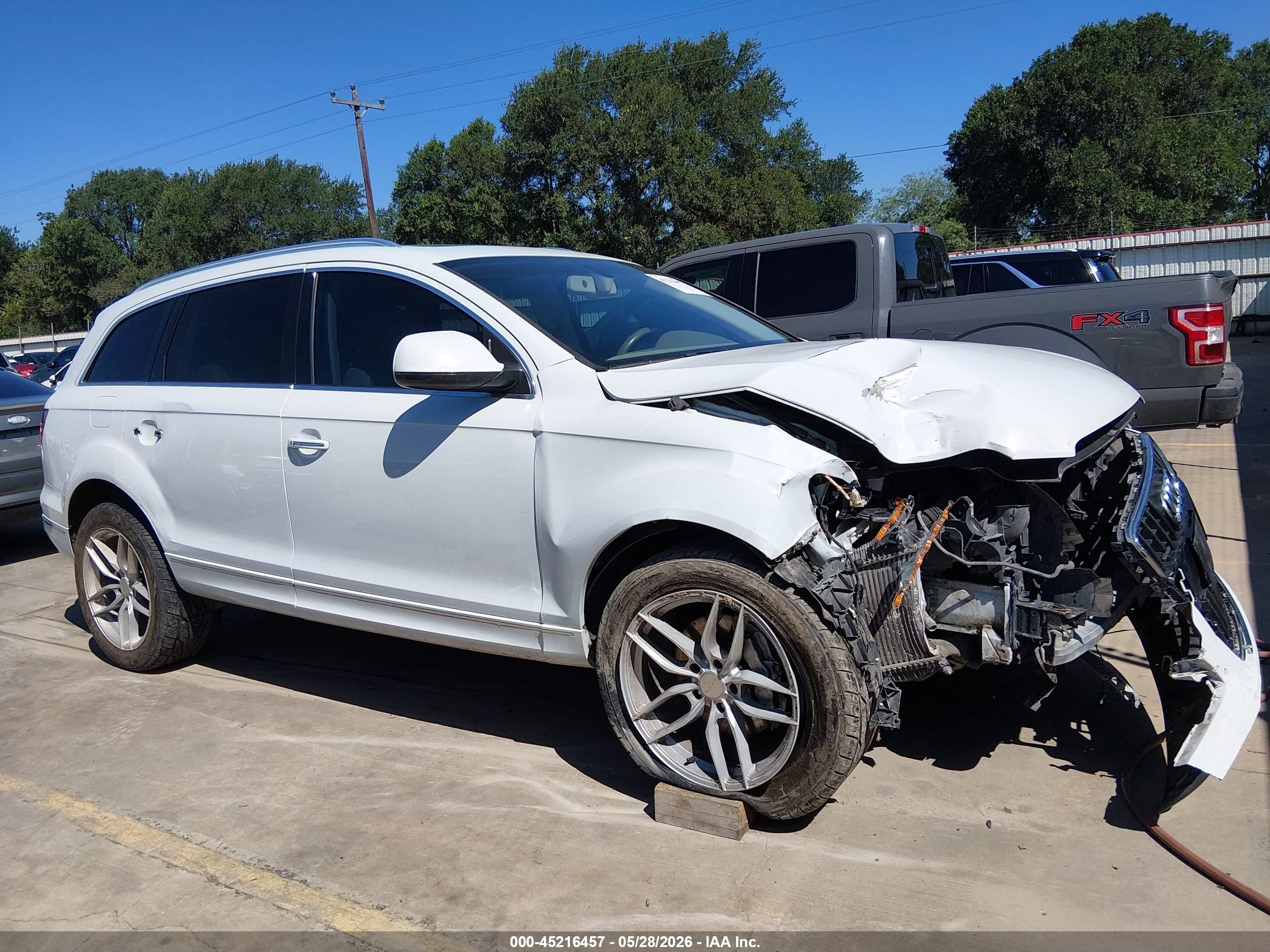 2014 Audi Q7 3.0 Tdi Premium White vin: WA1LMAFE2ED008265
