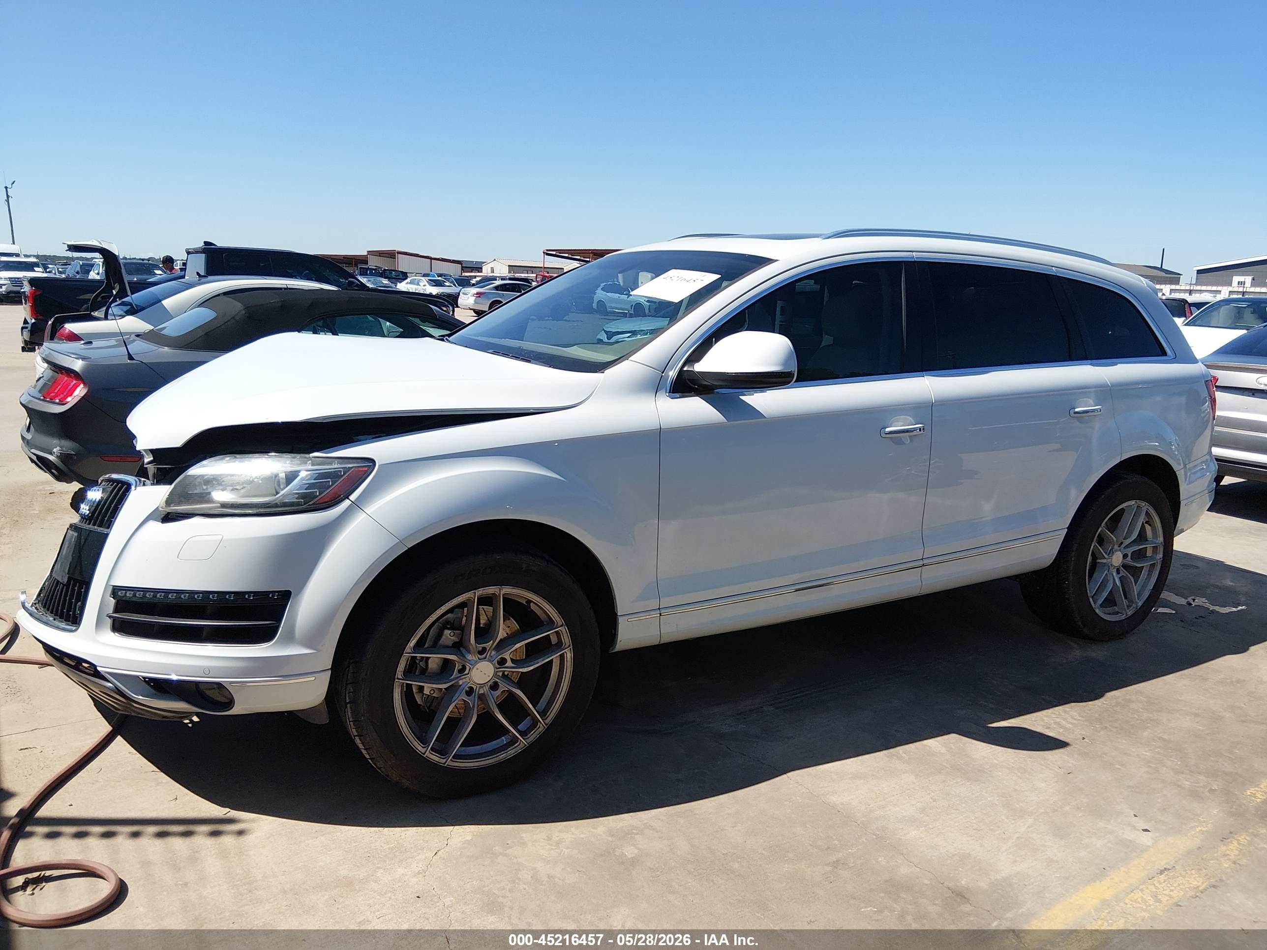 2014 Audi Q7 3.0 Tdi Premium White vin: WA1LMAFE2ED008265