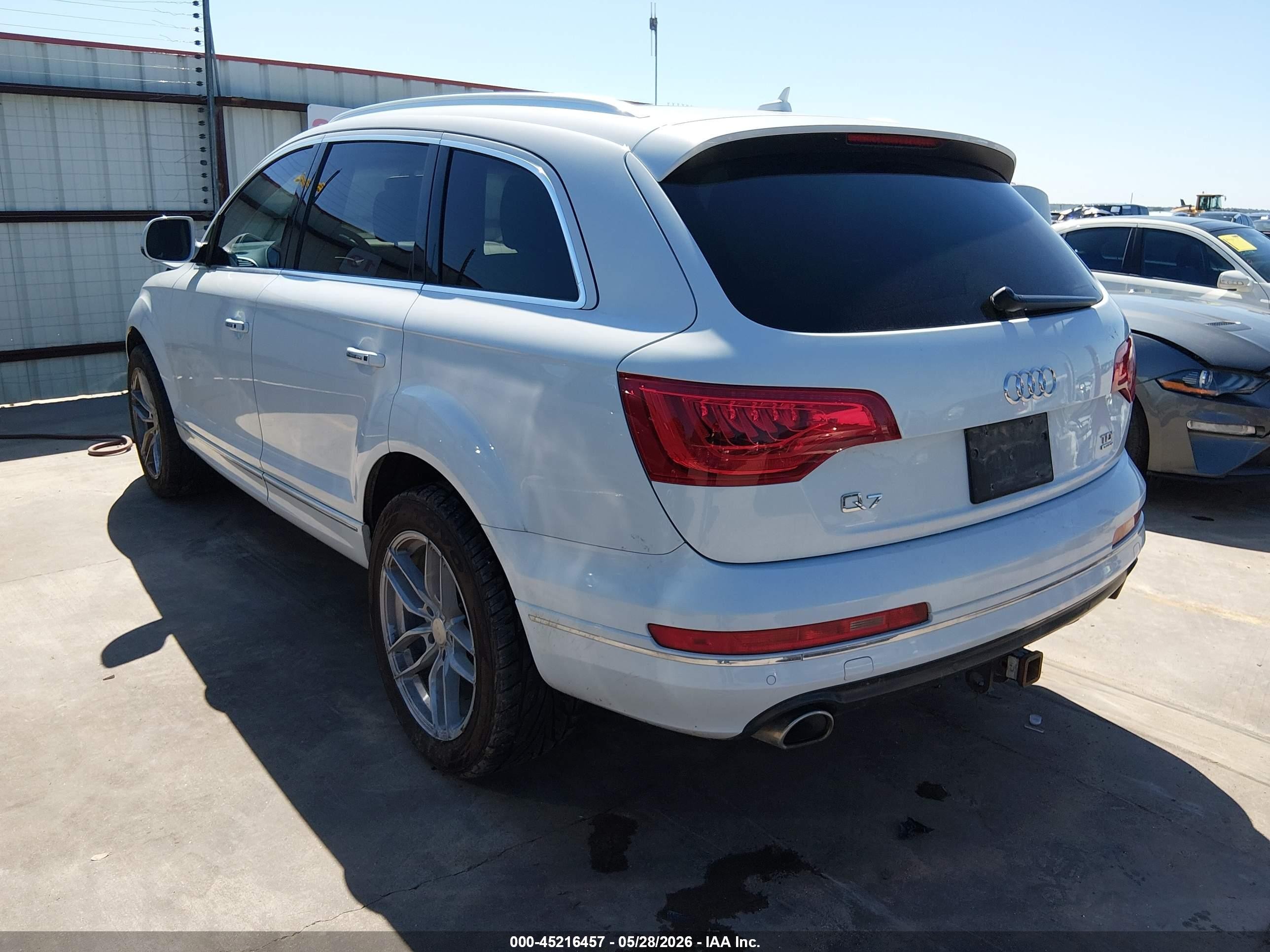 2014 Audi Q7 3.0 Tdi Premium White vin: WA1LMAFE2ED008265