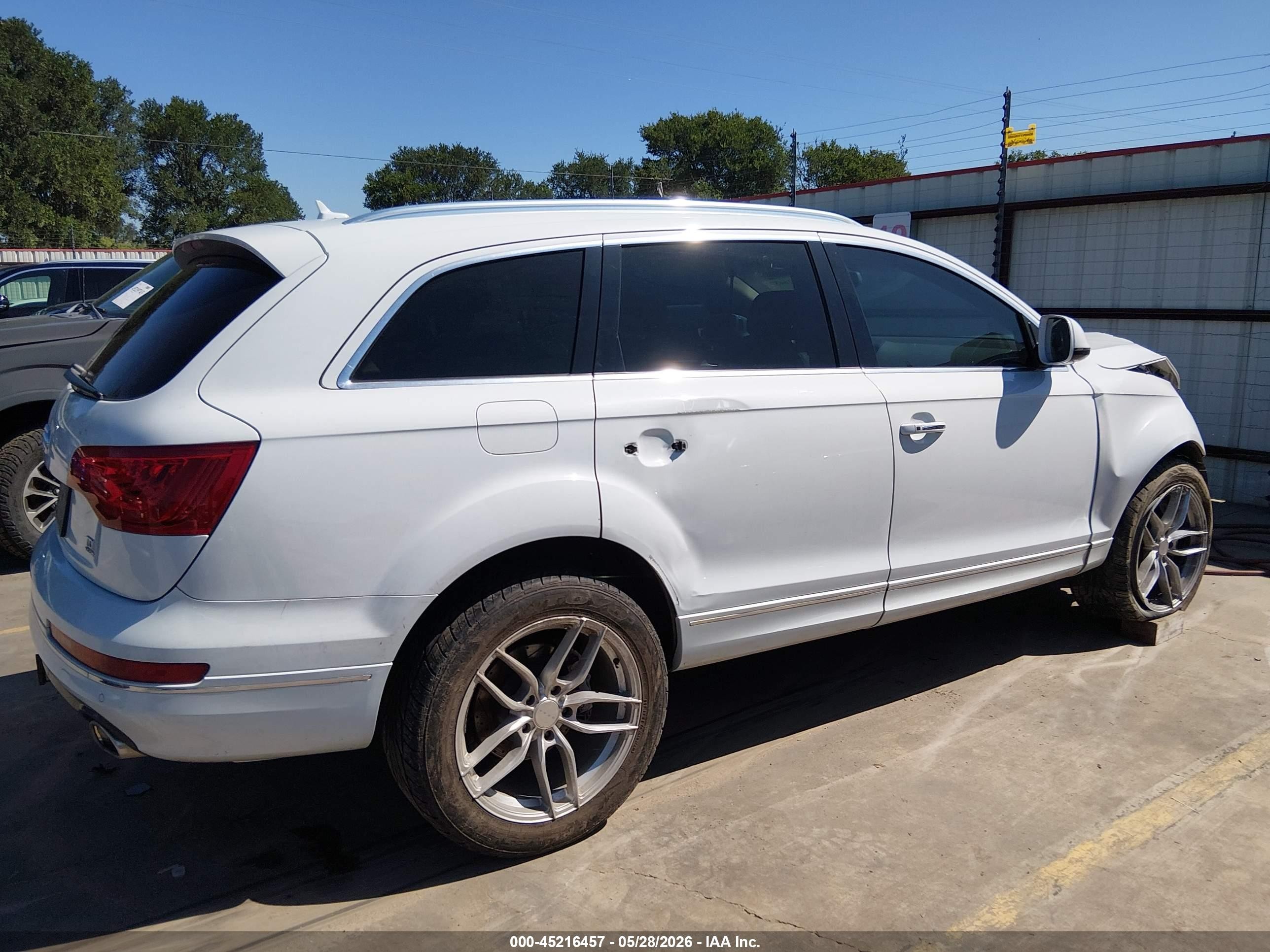 2014 Audi Q7 3.0 Tdi Premium White vin: WA1LMAFE2ED008265